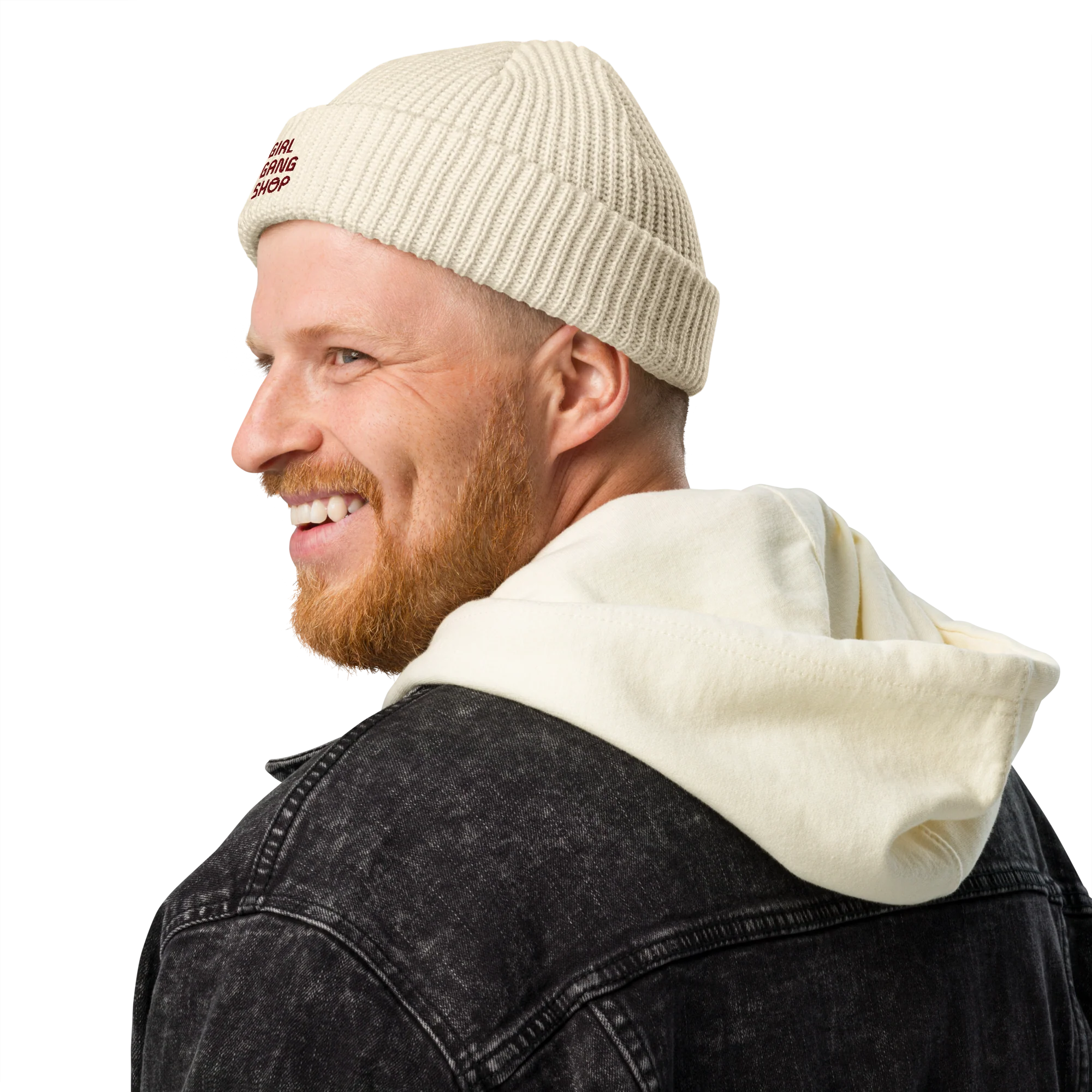 CUSTOM YOUR LOGO Embroidered Cable Beanie - Image 5