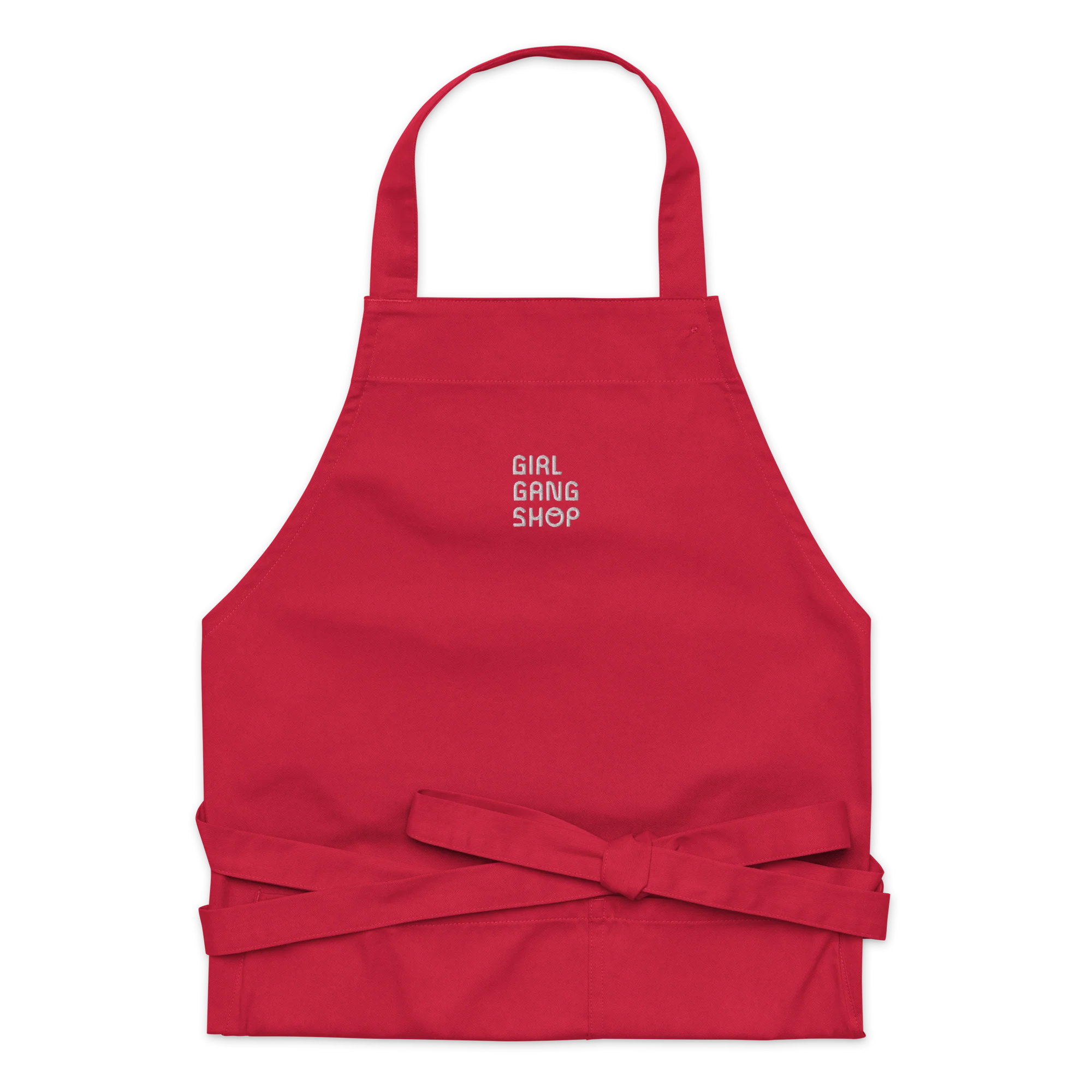 CUSTOM YOUR LOGO Embroidered Organic Cotton Apron - Image 4