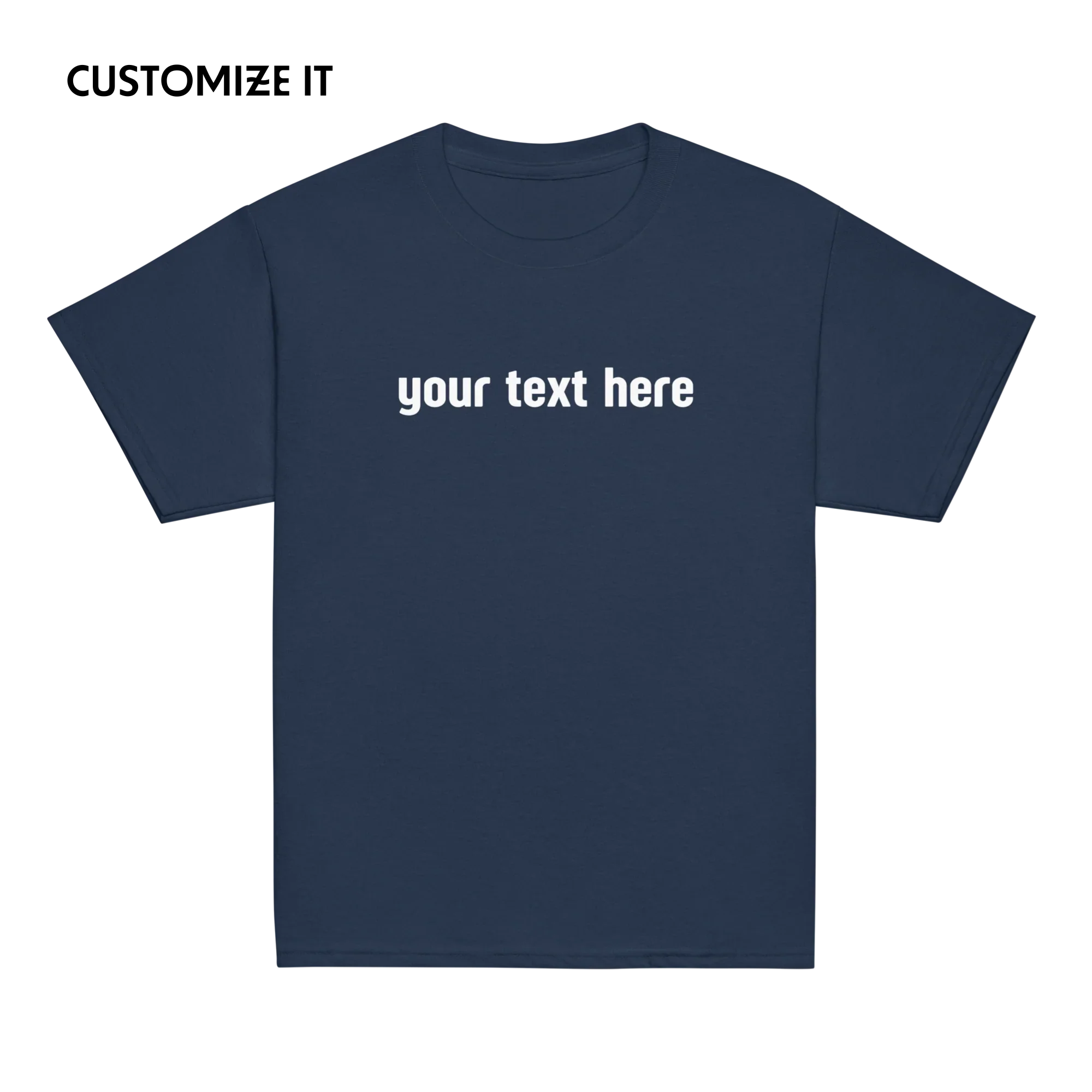 CUSTOM Your Text Baby Tee