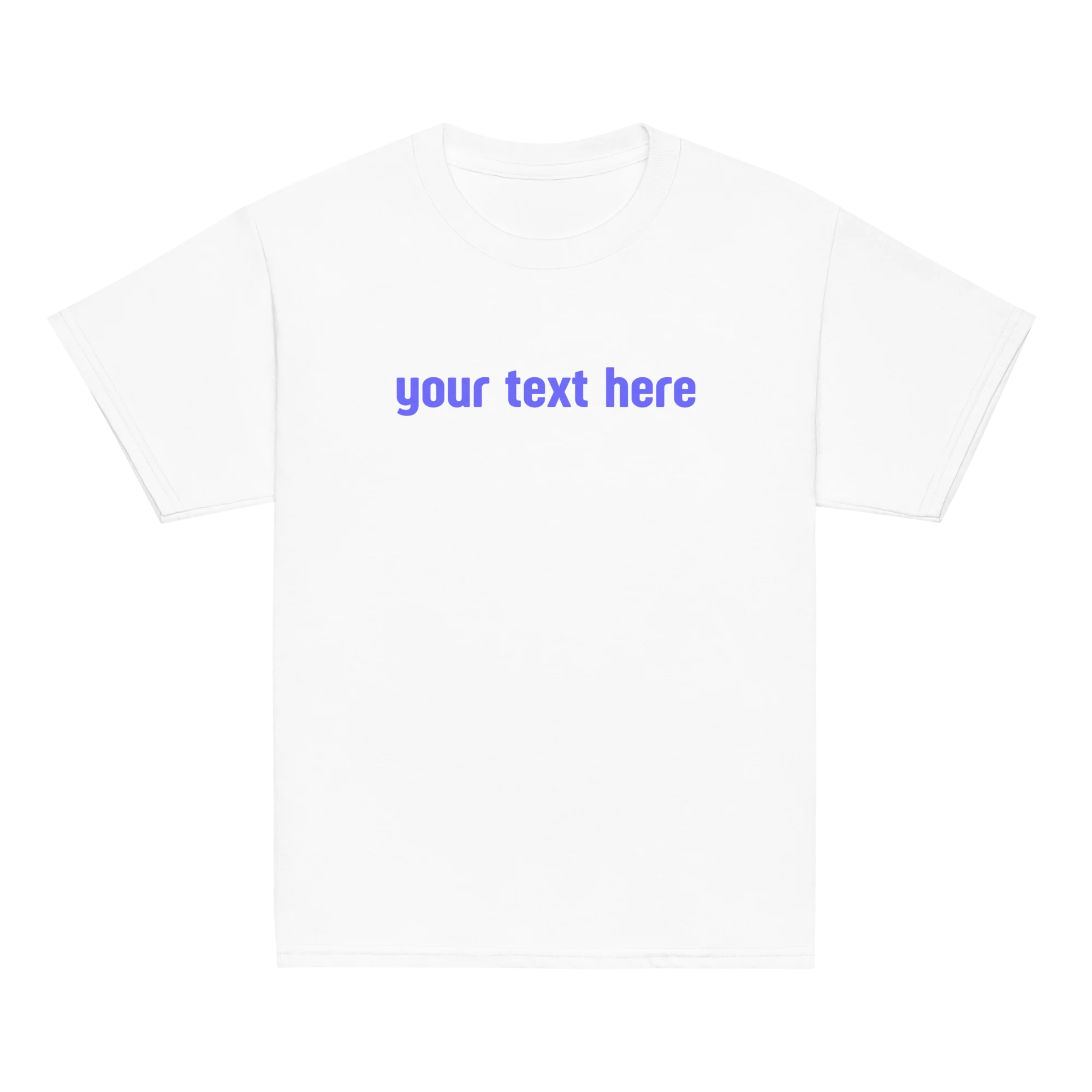 CUSTOM Your Text Baby Tee - Image 3