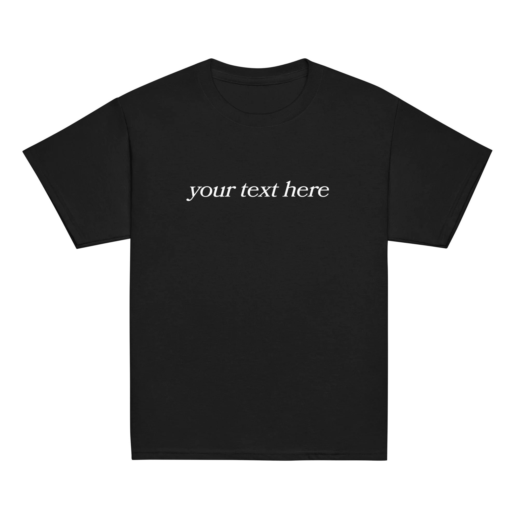 CUSTOM Your Text Baby Tee - Image 9