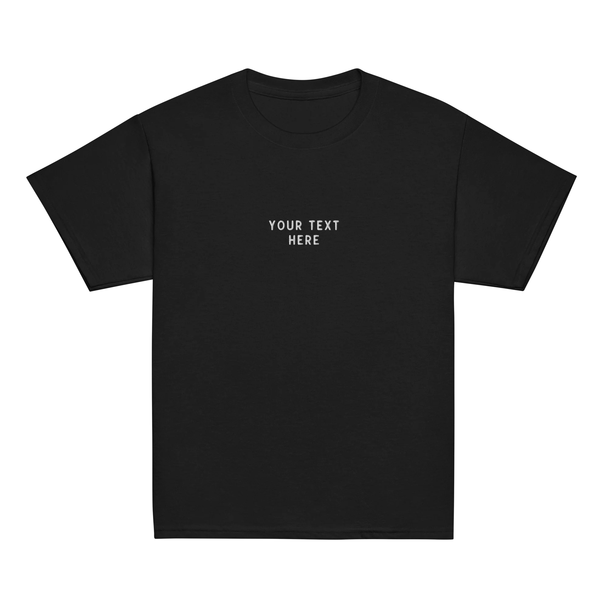CUSTOM Your Text Embroidered Baby Tee - Image 10