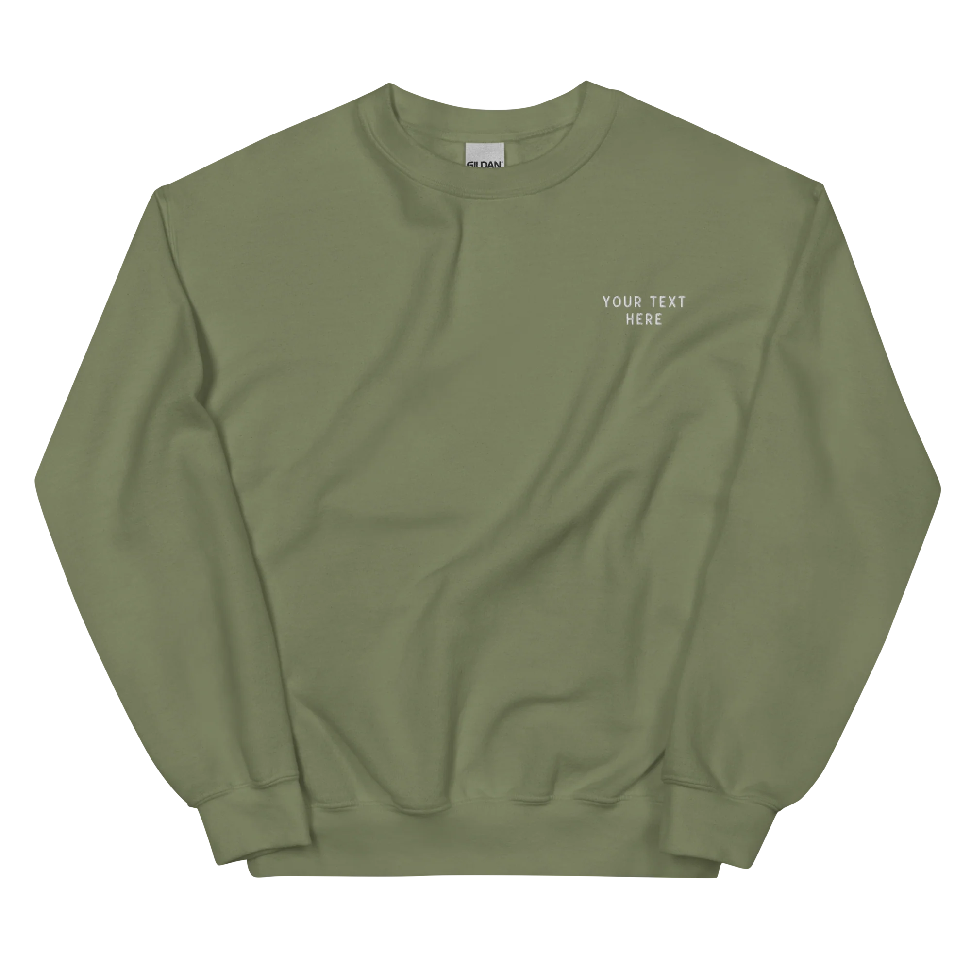 CUSTOM Your Text Embroidered Sweatshirt - Image 14