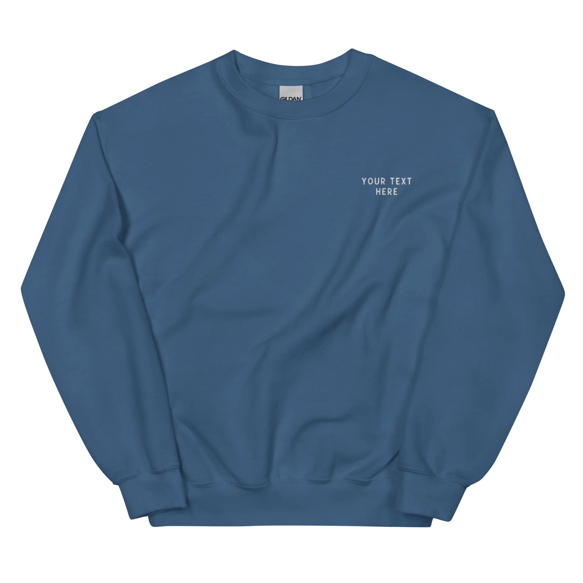CUSTOM Your Text Embroidered Sweatshirt - Image 3