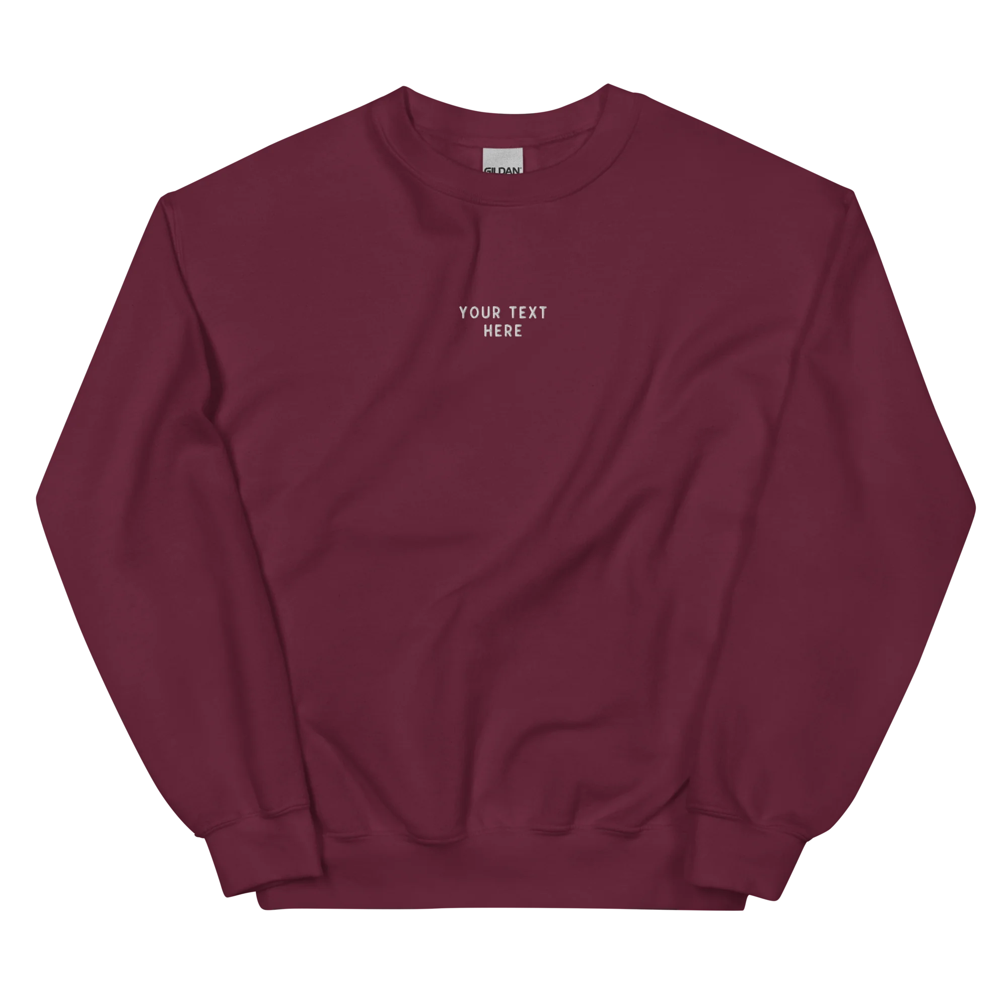 CUSTOM Your Text Embroidered Sweatshirt - Image 9