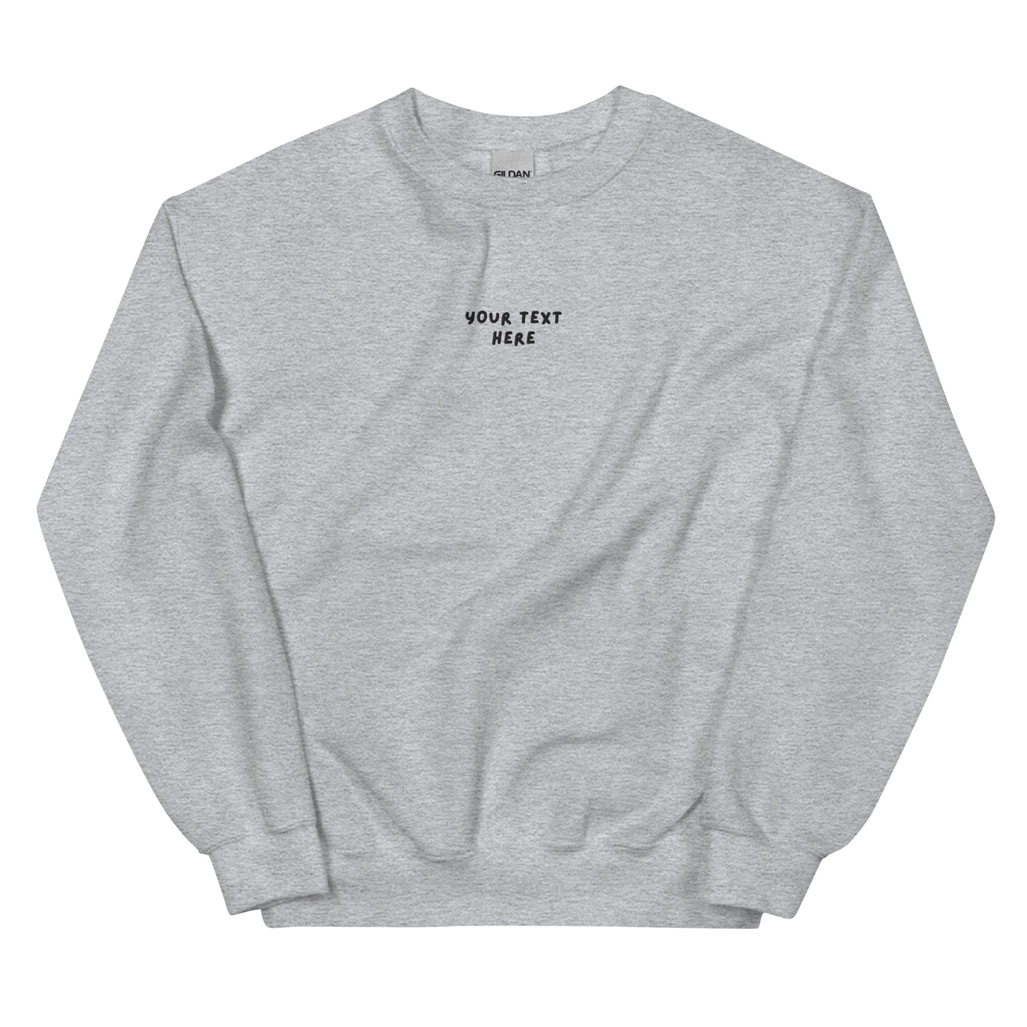 CUSTOM Your Text Playful Embroidered Sweatshirt - Image 11