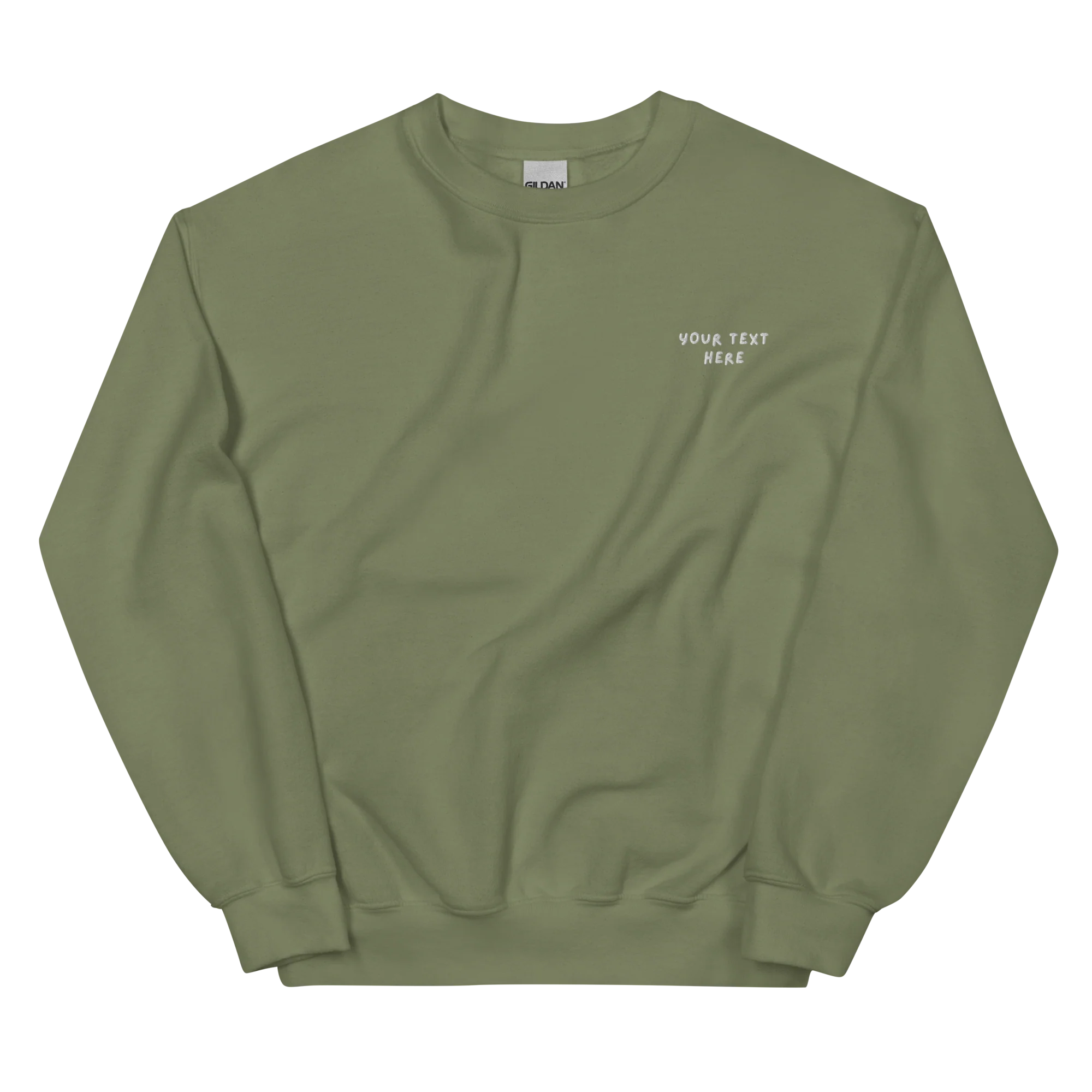 CUSTOM Your Text Playful Embroidered Sweatshirt - Image 12