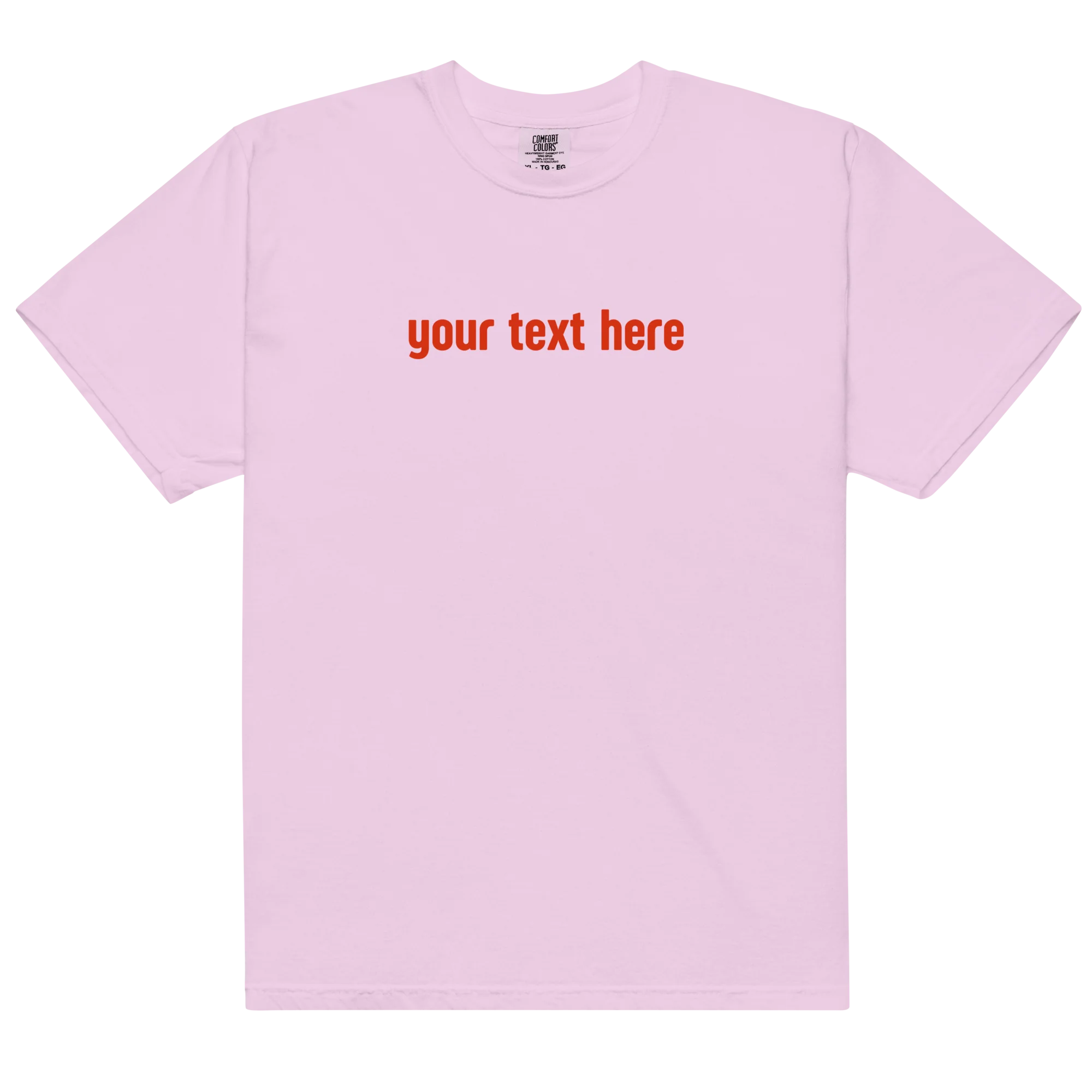 CUSTOM YOUR RED TEXT Classic T-Shirt - Image 11