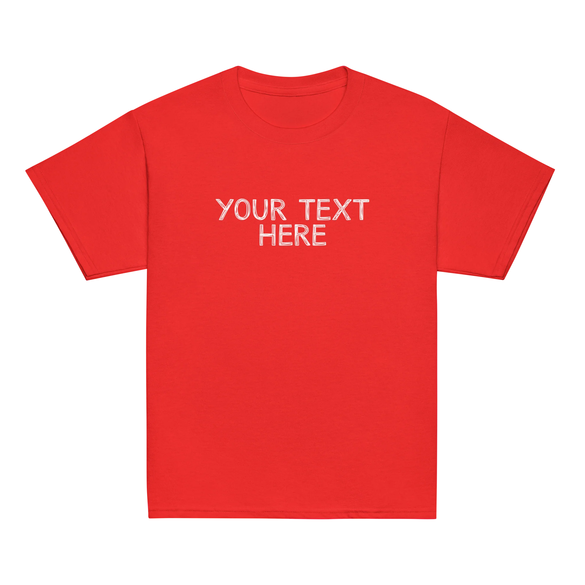 CUSTOM Your Text Scribbles Baby Tee - Image 11