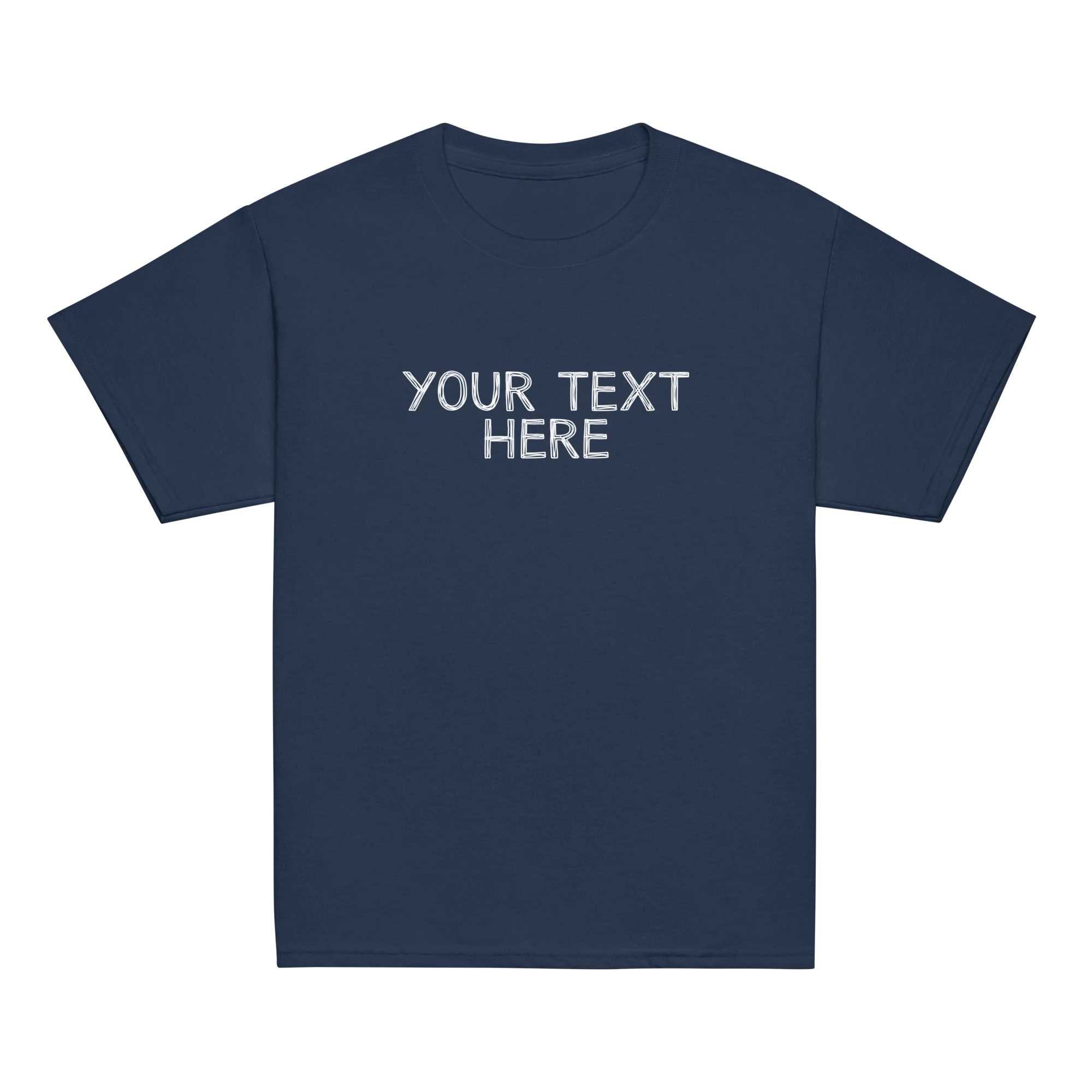 CUSTOM Your Text Scribbles Baby Tee - Image 4