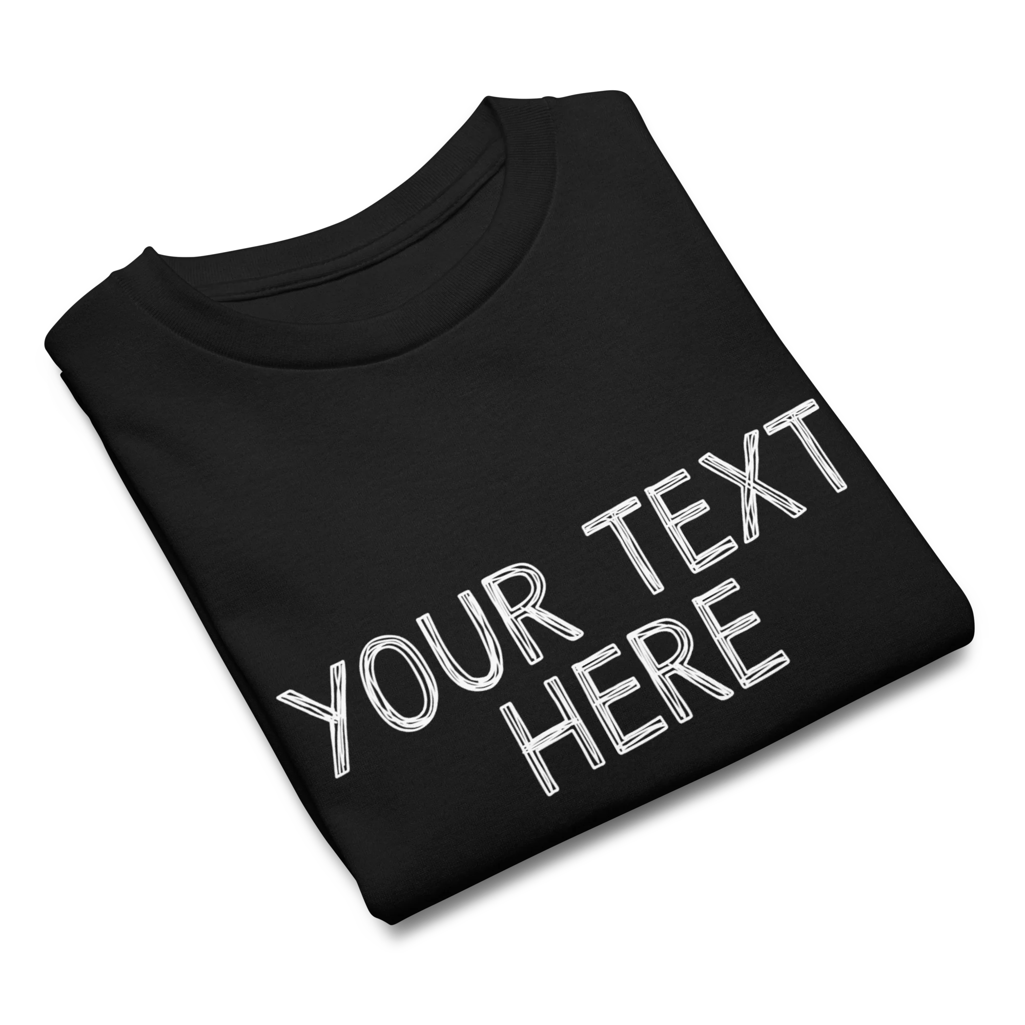 CUSTOM Your Text Scribbles Baby Tee - Image 9