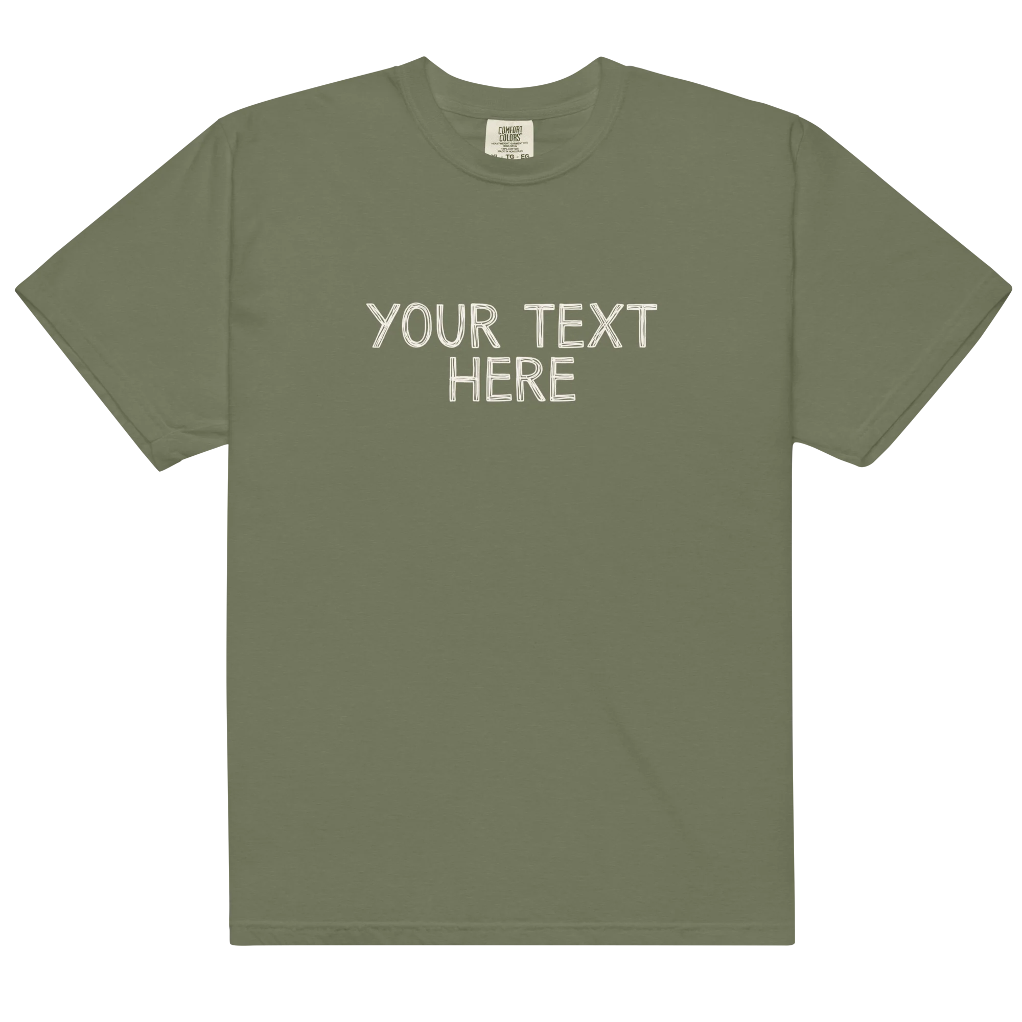 CUSTOM Your Text Scribbles Classic T-Shirt - Image 13