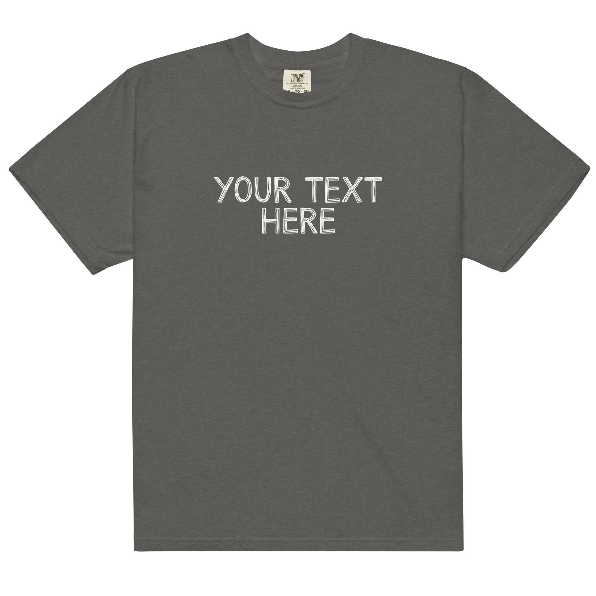 CUSTOM Your Text Scribbles Classic T-Shirt - Image 14