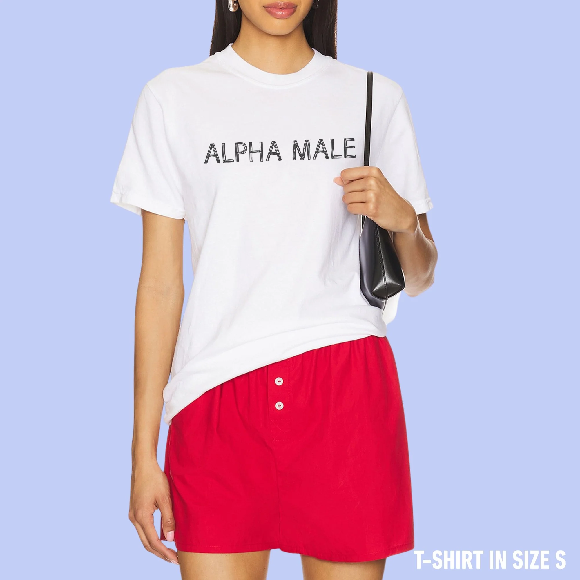 CUSTOM Your Text Scribbles Classic T-Shirt - Image 2