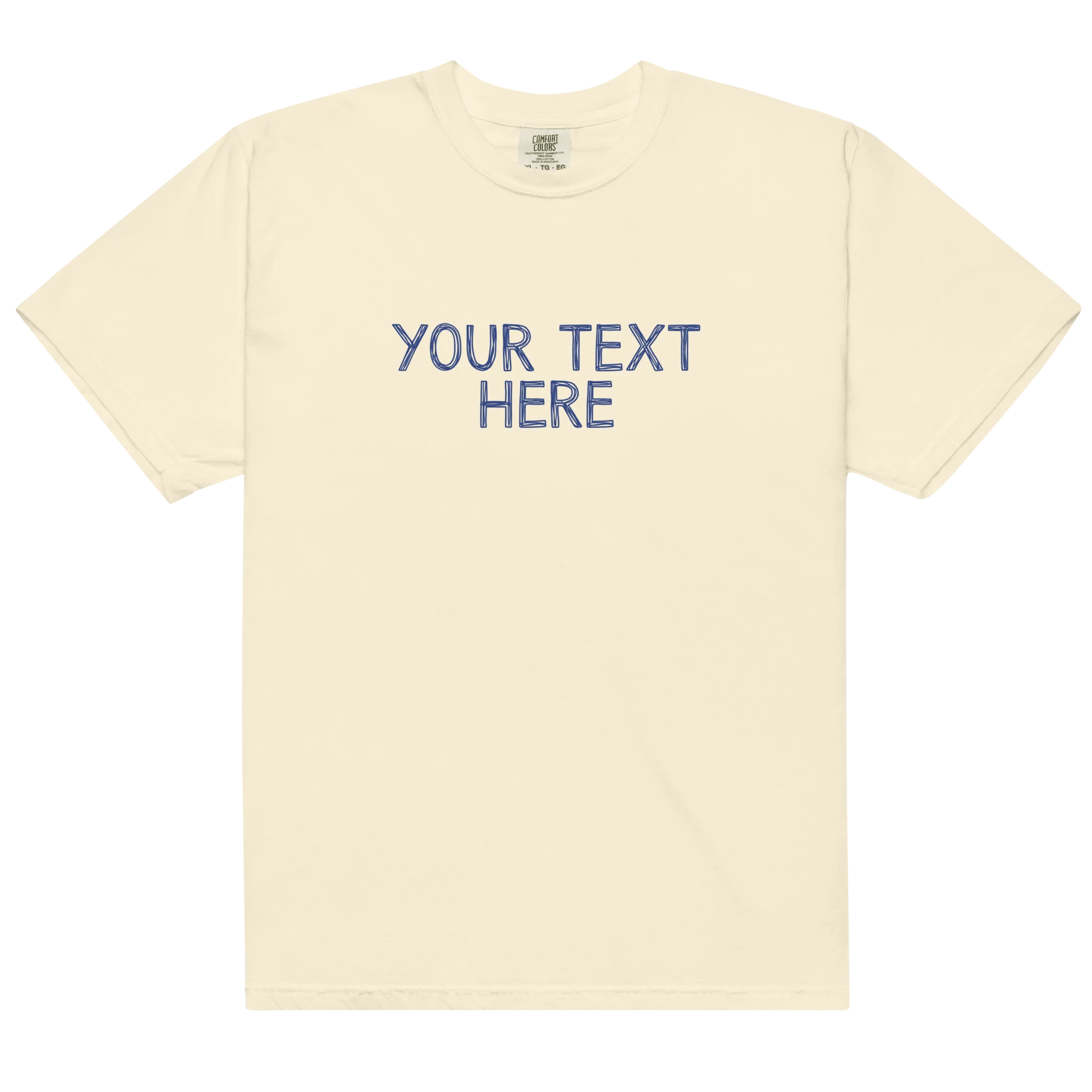 CUSTOM Your Text Scribbles Classic T-Shirt - Image 8