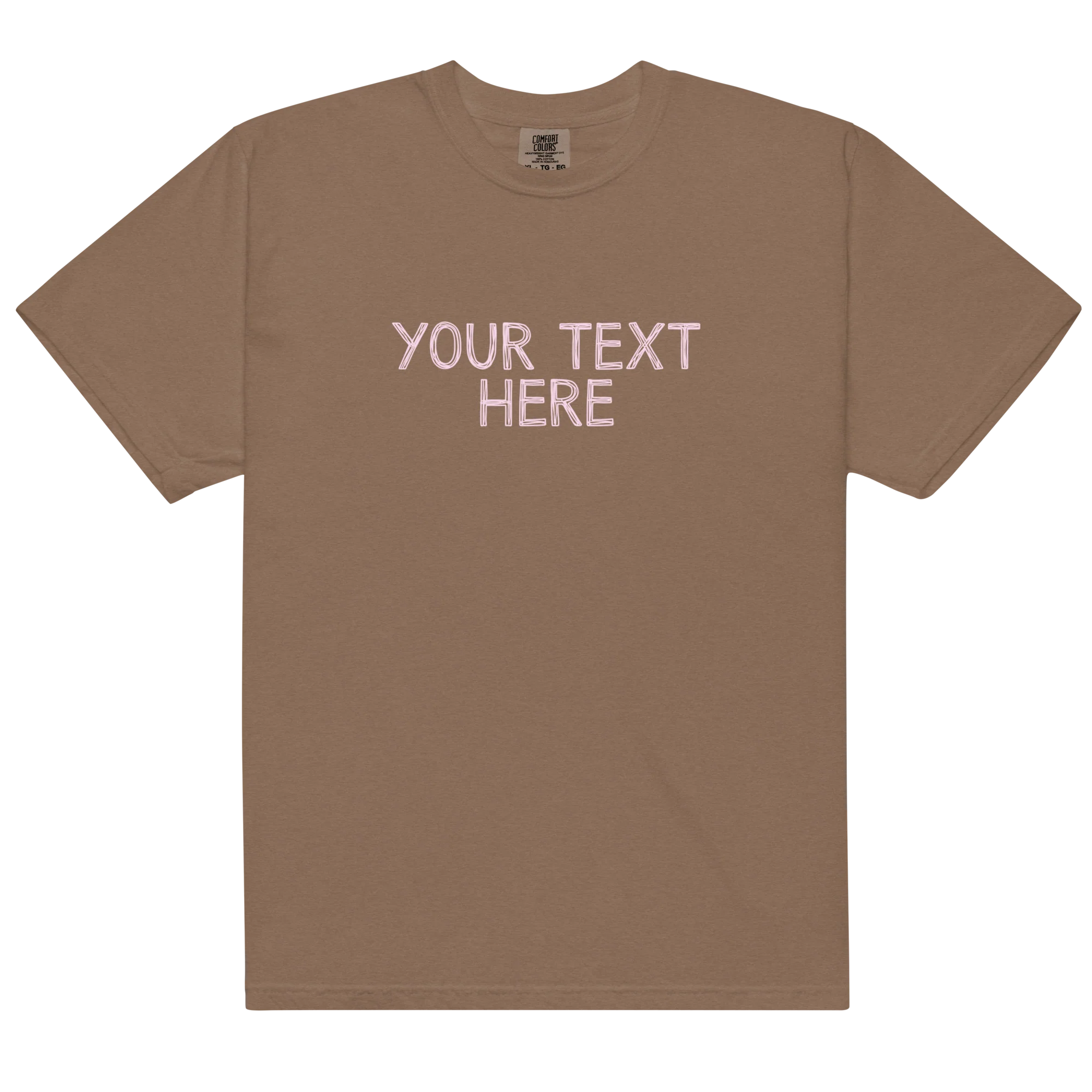 CUSTOM Your Text Scribbles Classic T-Shirt - Image 9