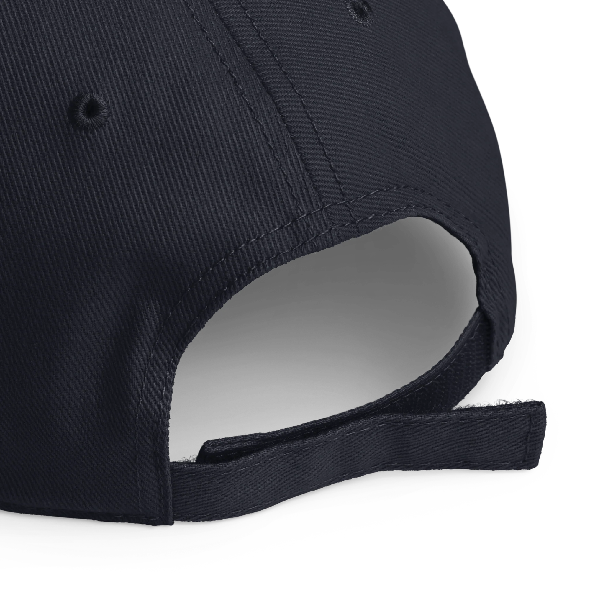 CUSTOM Your Text Serifed Embroidered Baseball Cap - Image 5