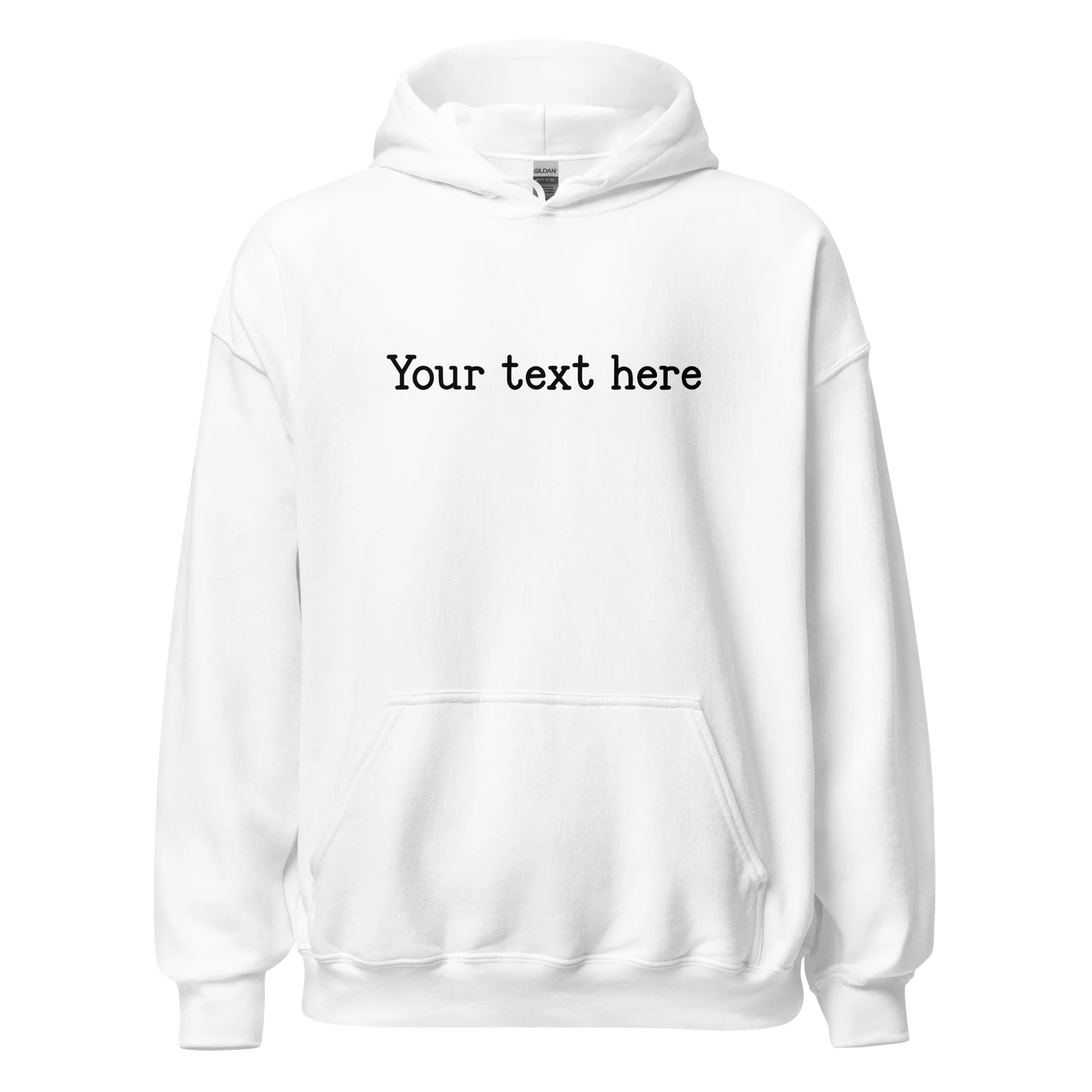 CUSTOM Your Text Typewriter Hoodie - Image 4