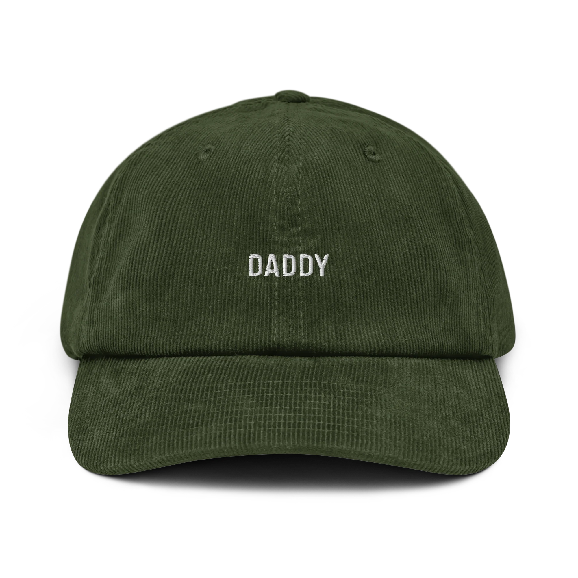 Daddy Embroidered Corduroy Hat