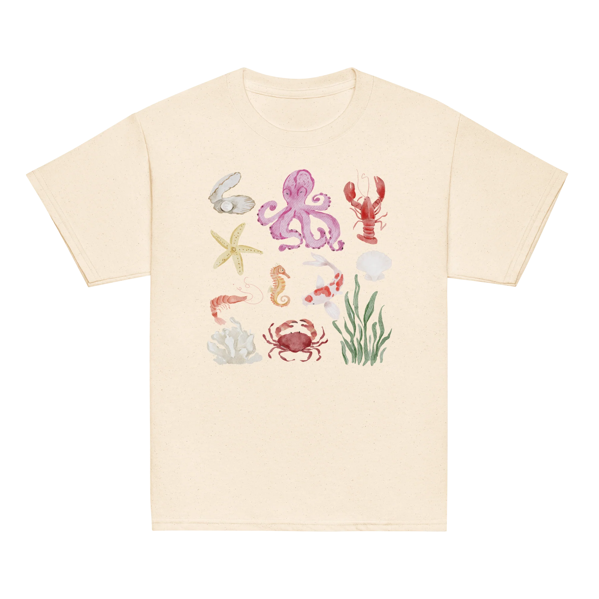 Deep Sea Baby Watercolor Baby Tee - Image 5