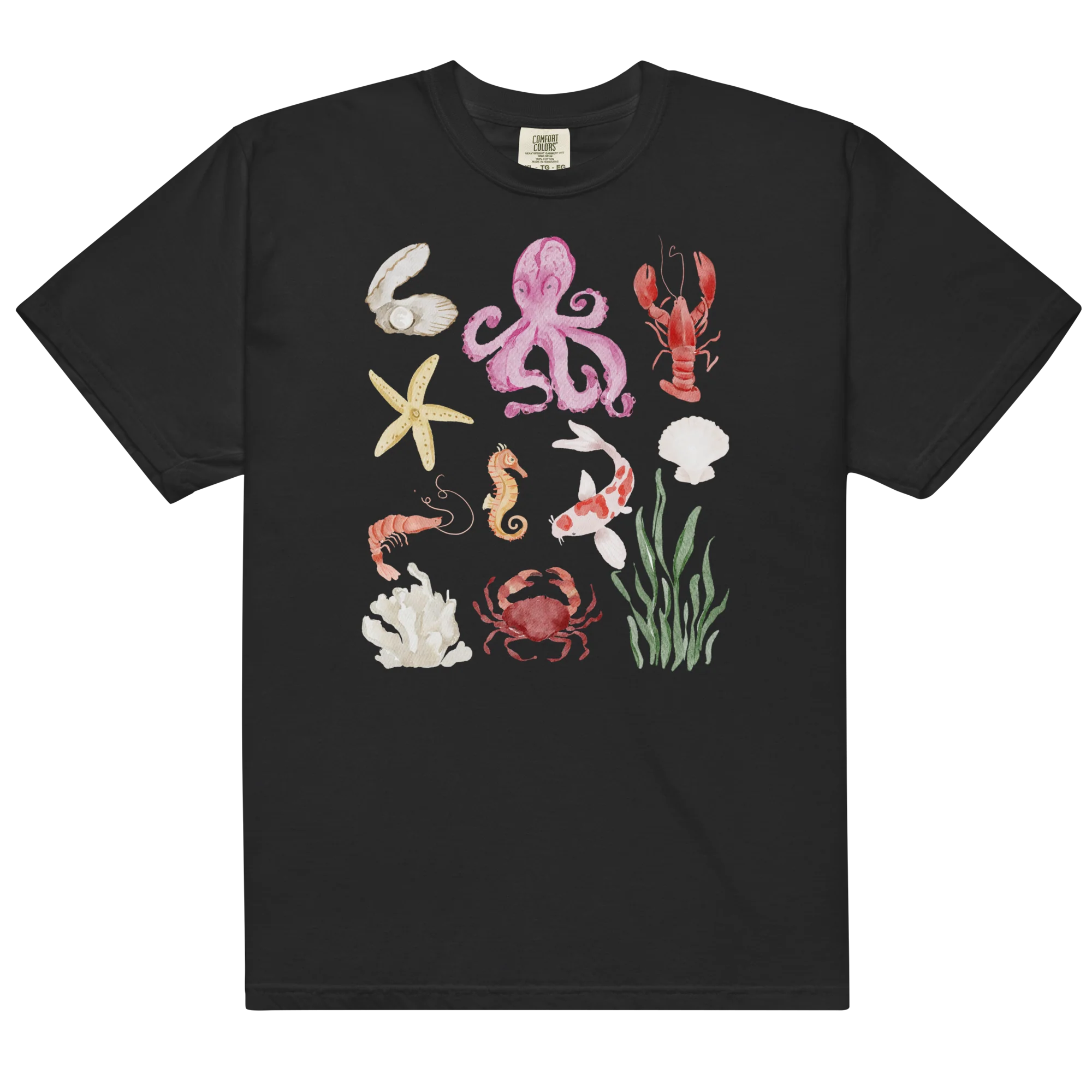 Deep Sea Baby Watercolor Classic T-Shirt - Image 5