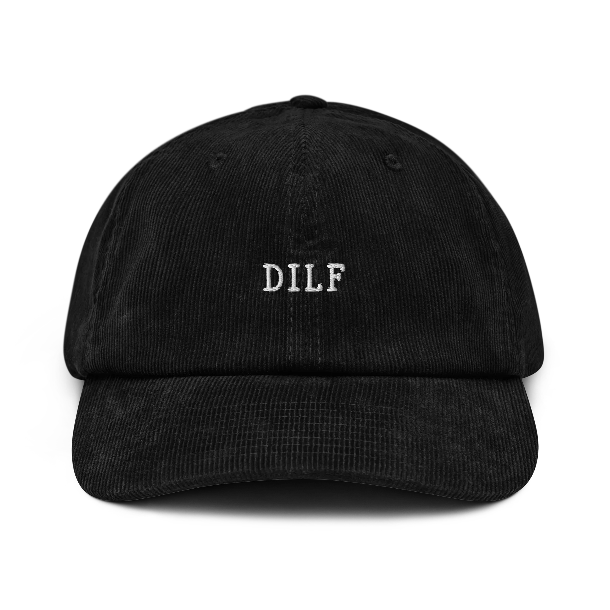 DILF Embroidered Corduroy Hat - Image 11