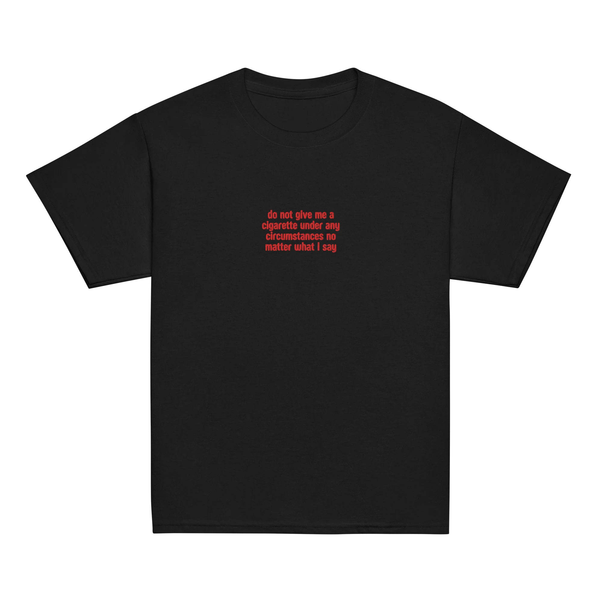 Do Not Give Me a Cigarette Embroidered Baby Tee - Image 11