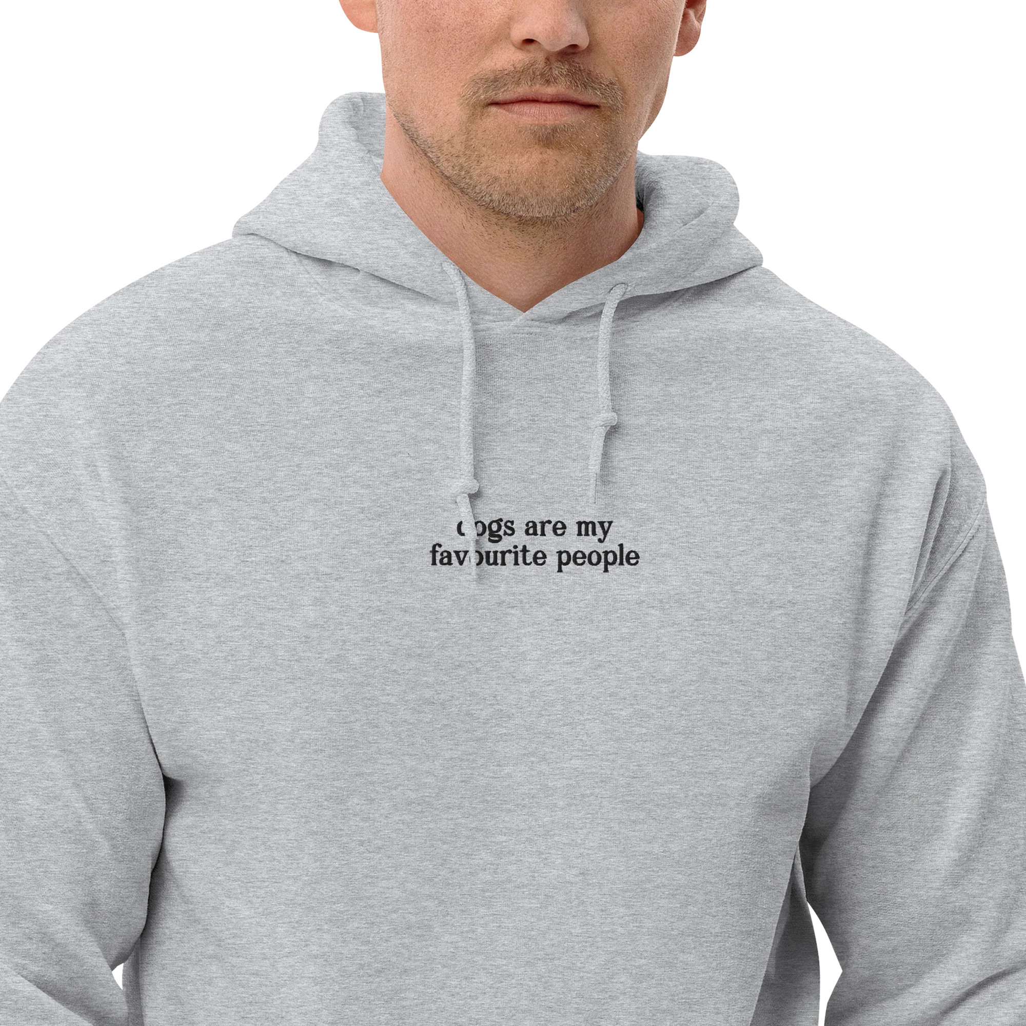 Dogs Are My Favourite People Embroidered Hoodie - Image 11