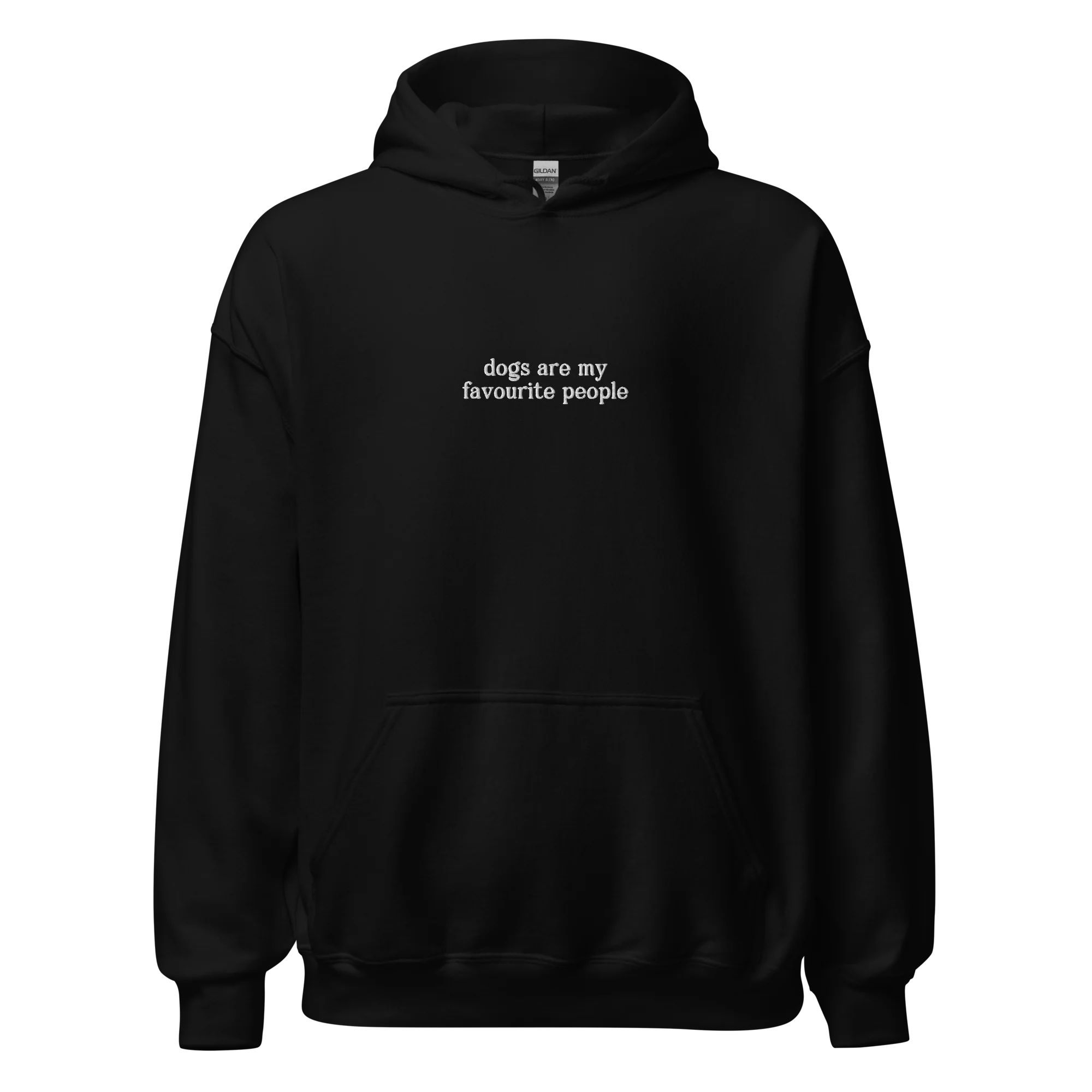 Dogs Are My Favourite People Embroidered Hoodie - Image 12