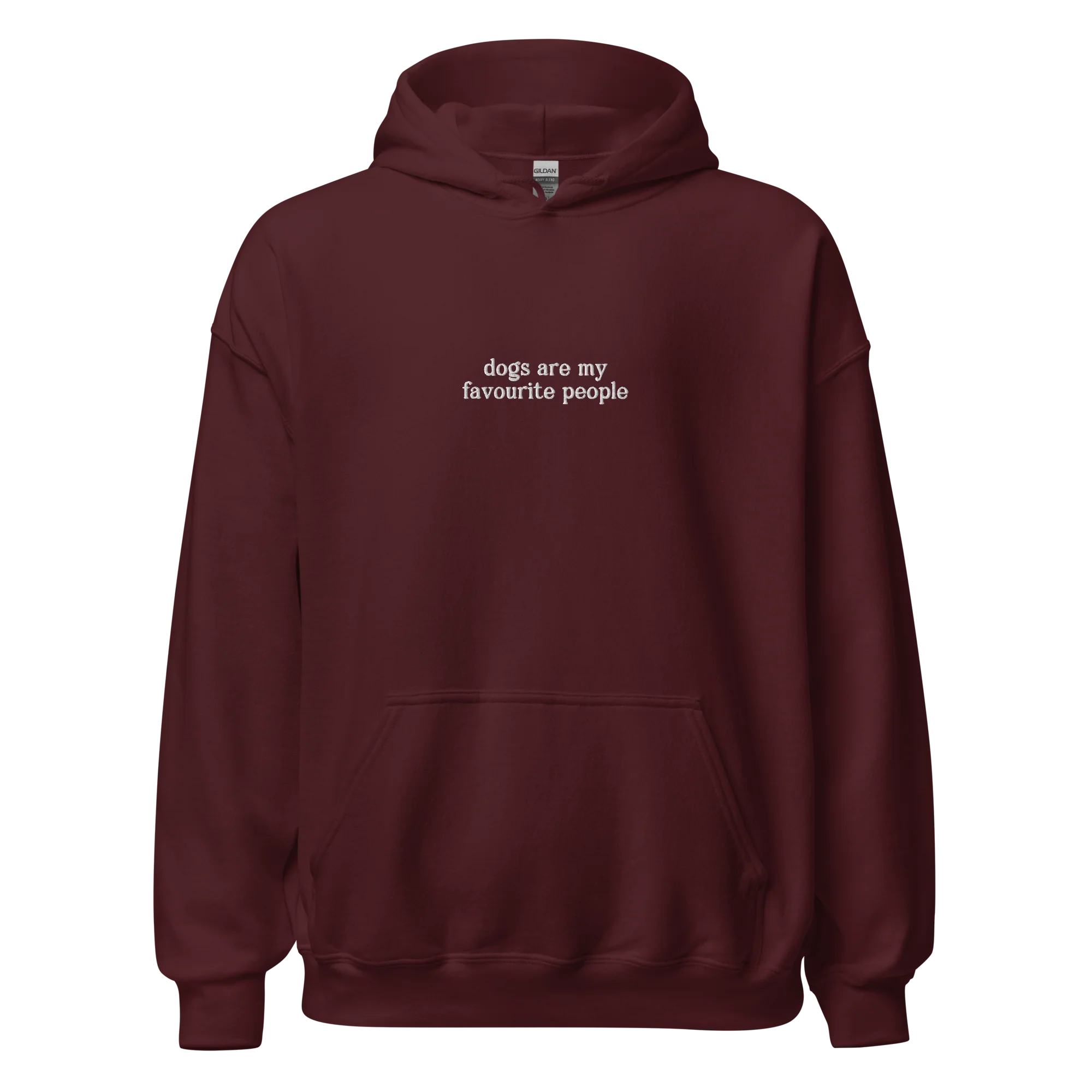 Dogs Are My Favourite People Embroidered Hoodie - Image 8