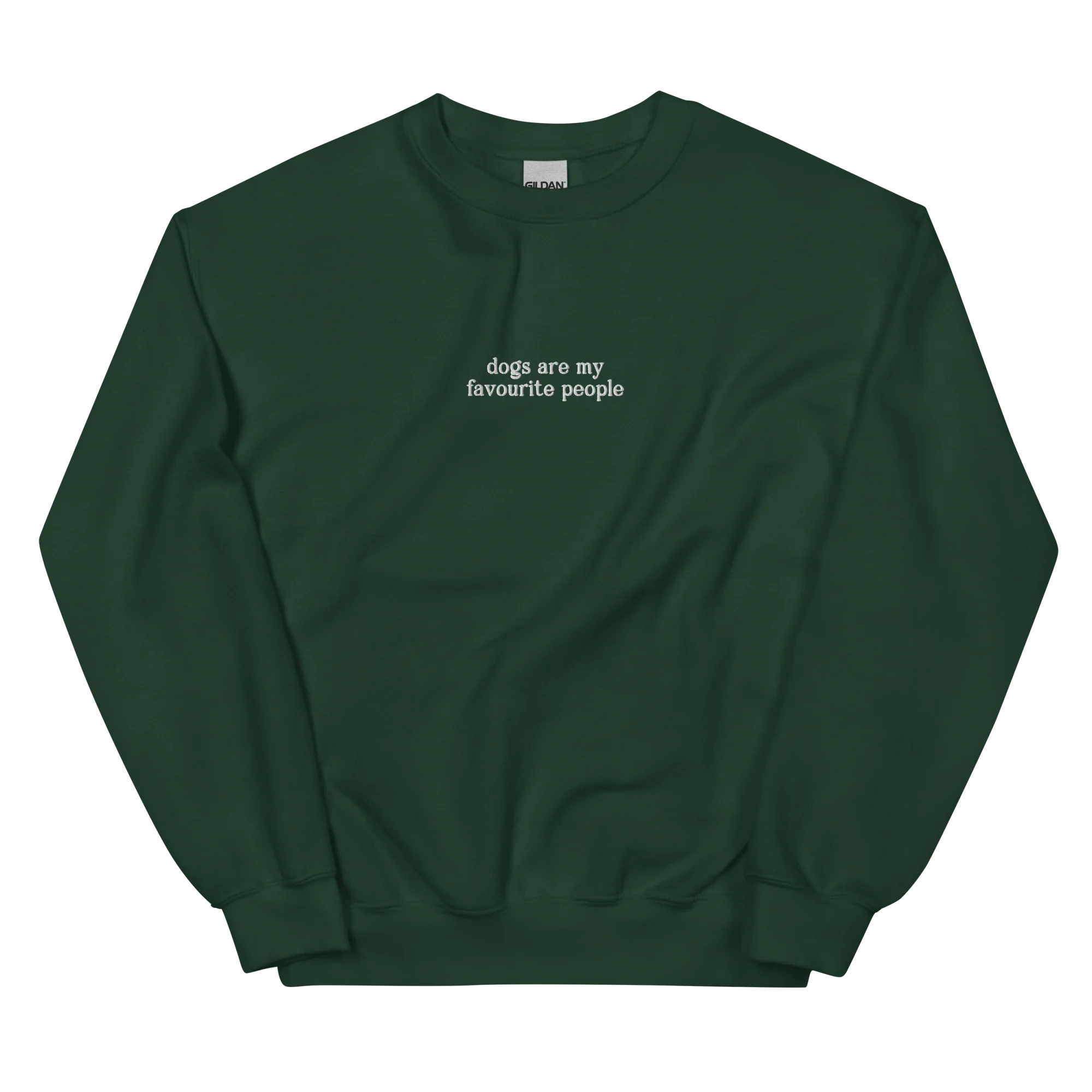 Dogs Are My Favourite People Embroidered Sweatshirt - Image 9