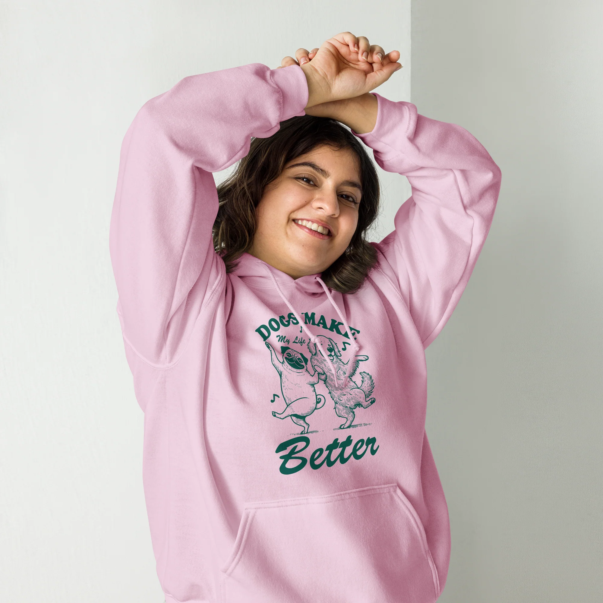 Dogs Make My Life Better Hoodie - Image 8