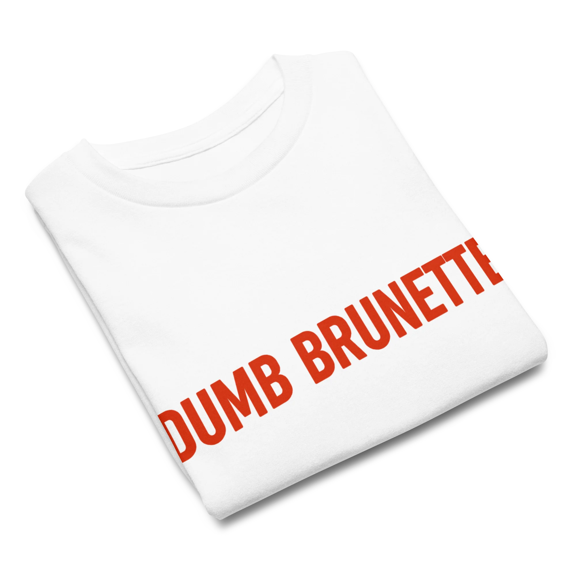 Dumb Brunette Baby Tee - Image 3
