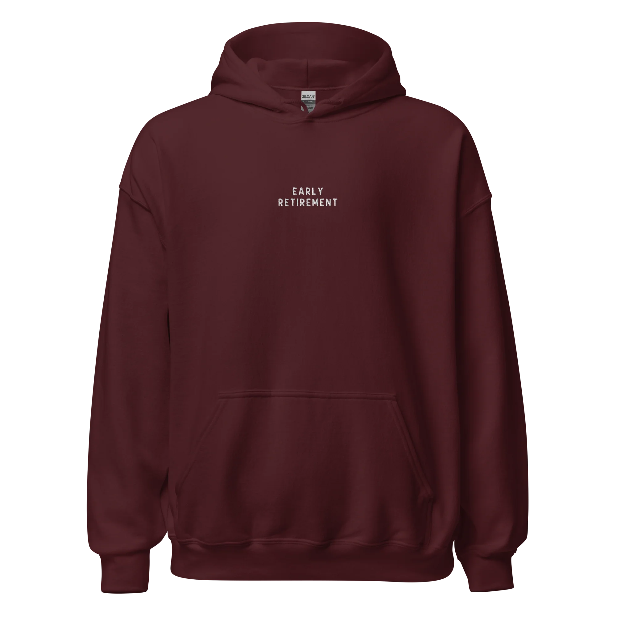 Early Retirement Embroidered Hoodie - Image 3