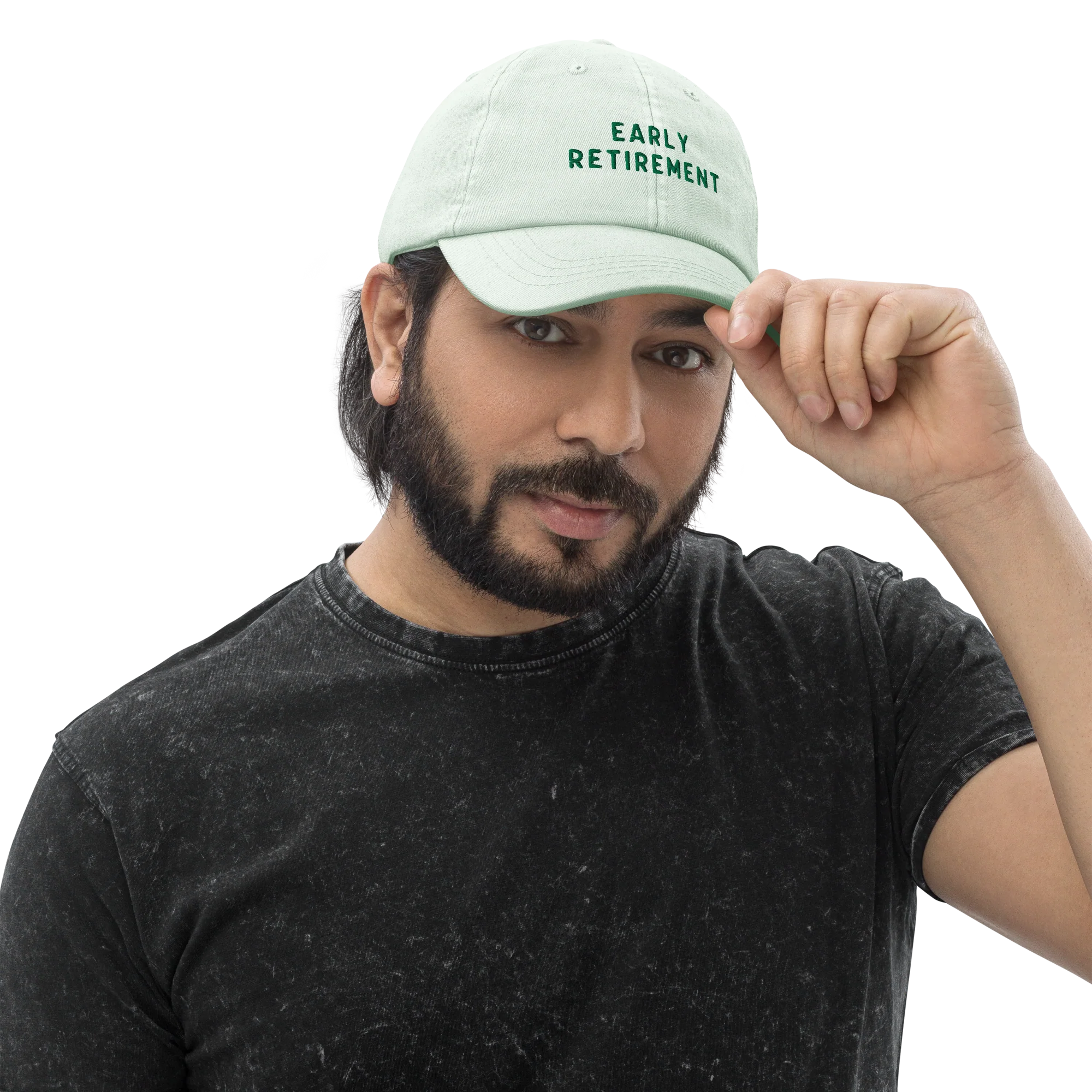 Early Retirement Embroidered Pastel Baseball Cap - Image 5