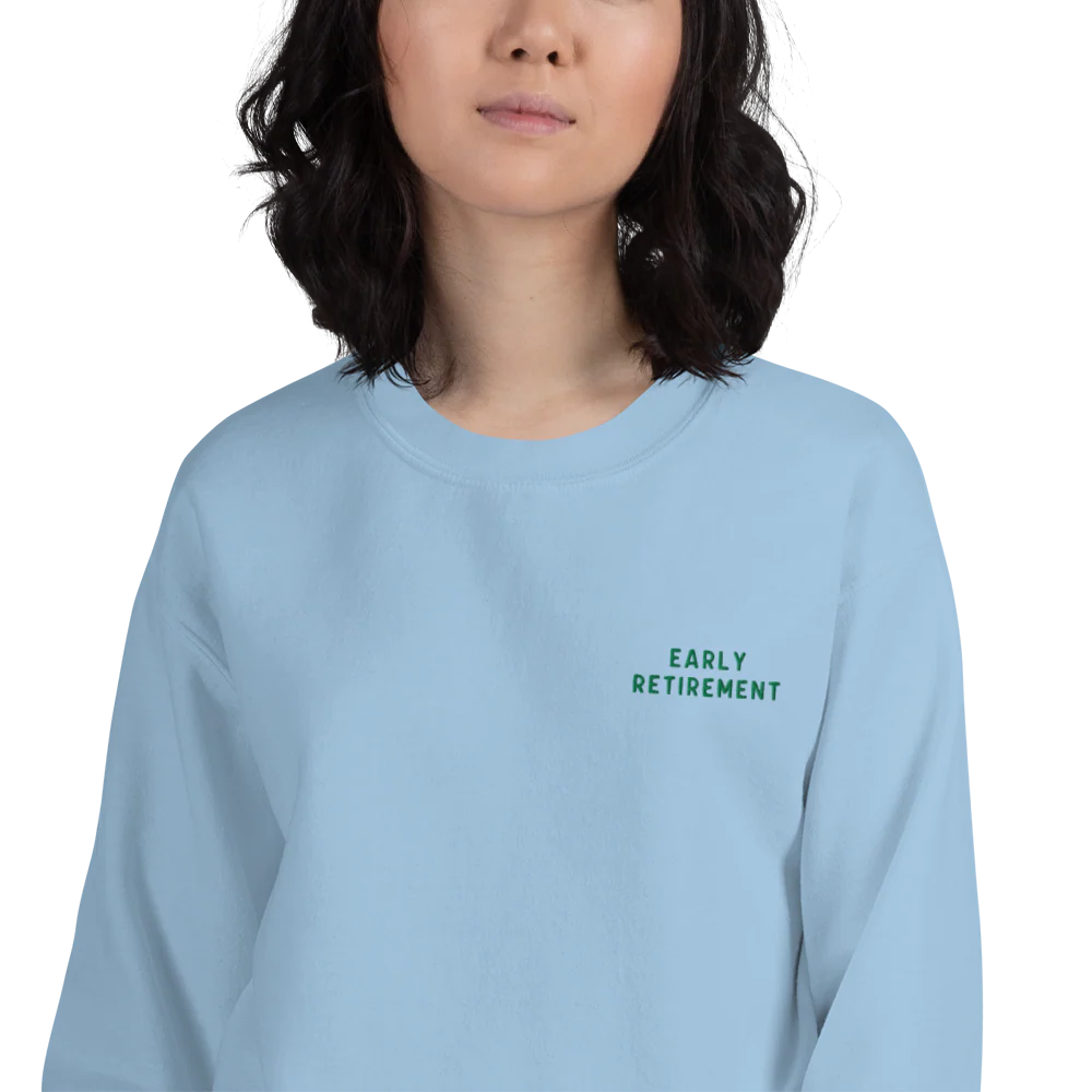 Early Retirement Embroidered Sweatshirt - Image 7