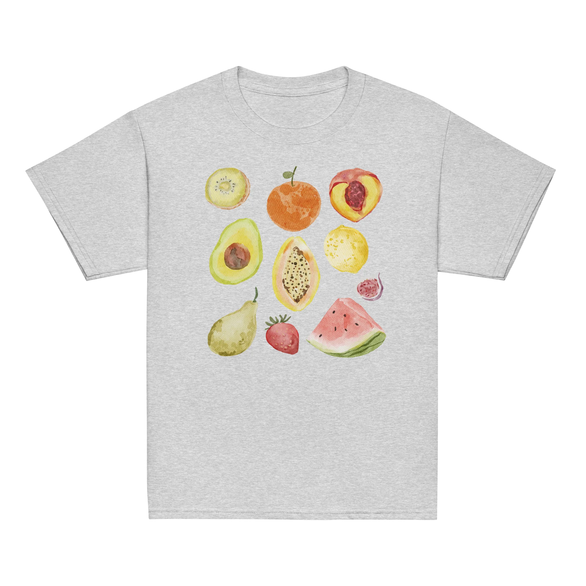 Eat Your Fruits Watercolor Baby Tee - Image 6