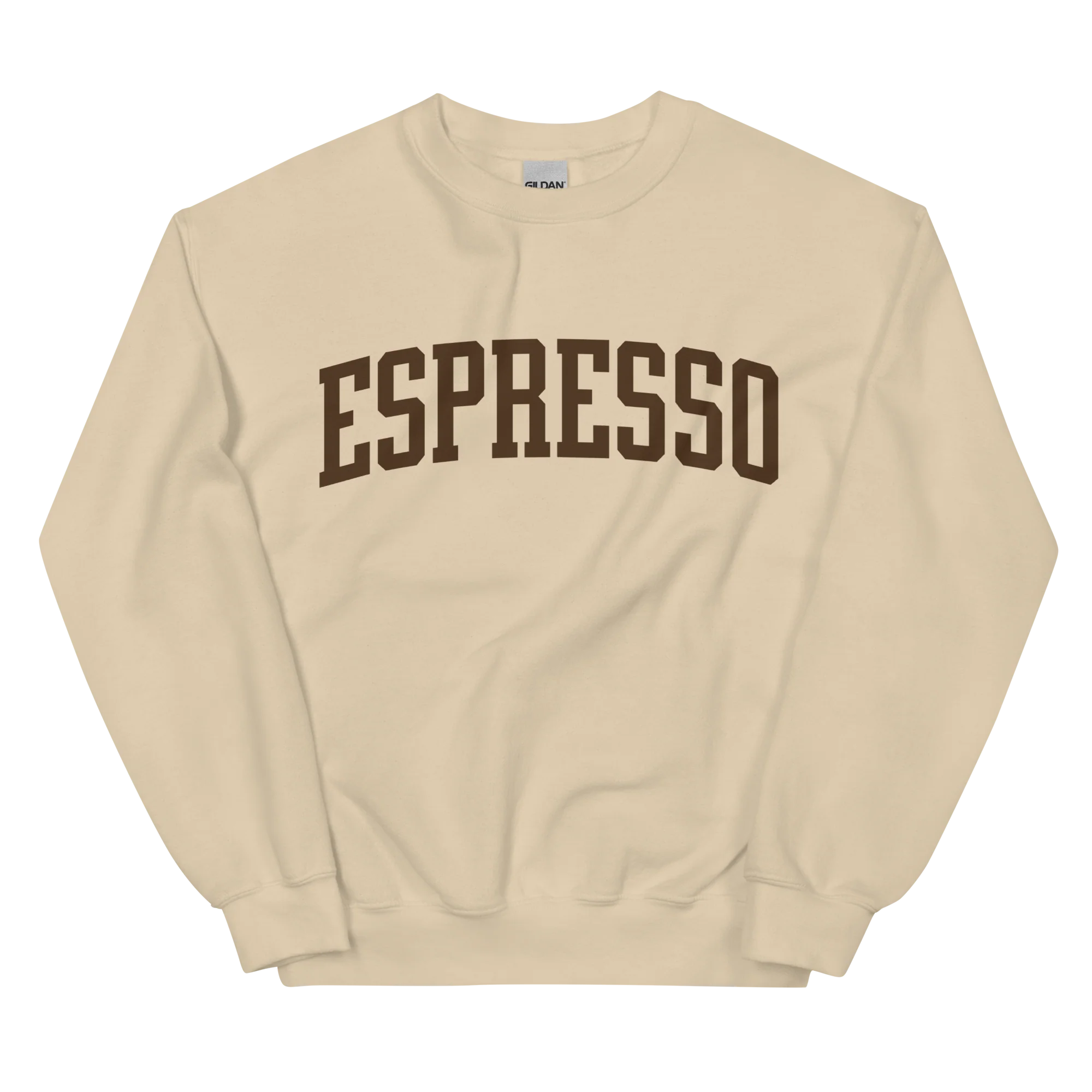 Espresso Coffee Varsity Sweatshirt - Image 6