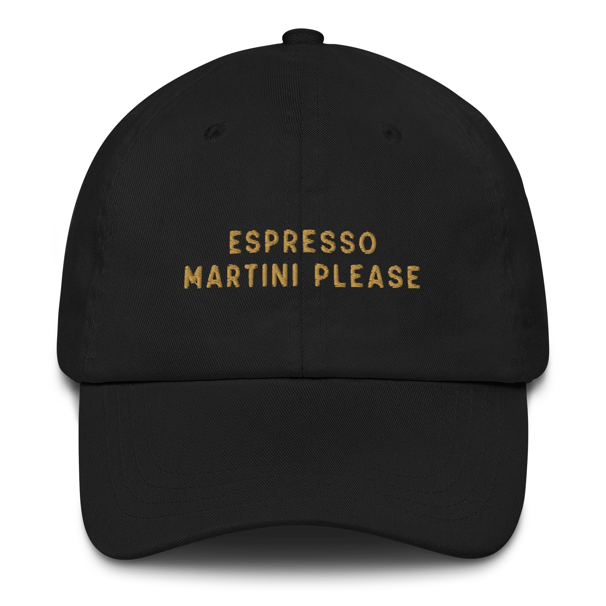 Espresso Martini Cocktail Embroidered Cap
