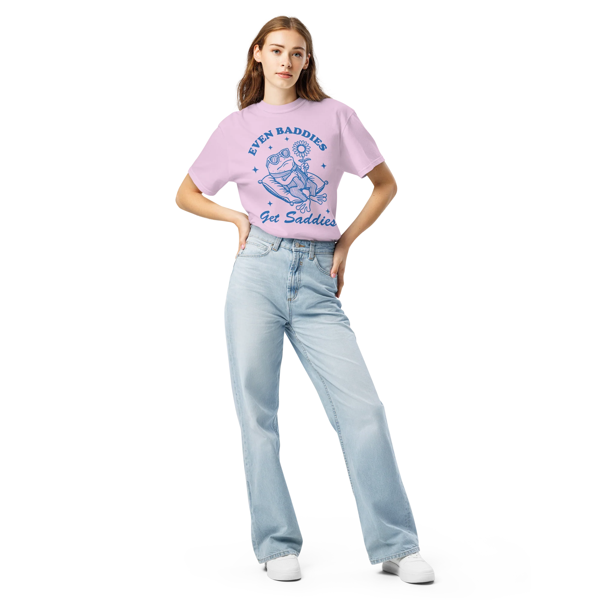 Even Baddies Get Saddies Classic T-Shirt - Image 2