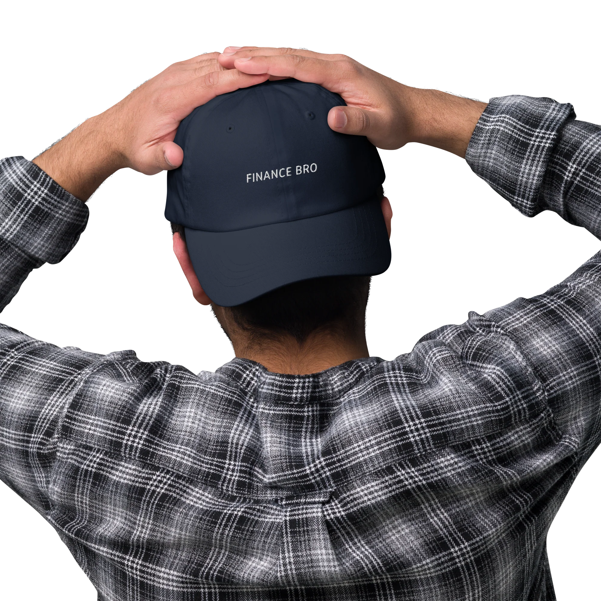 Finance Bro Funny Embroidered Cap - Image 2