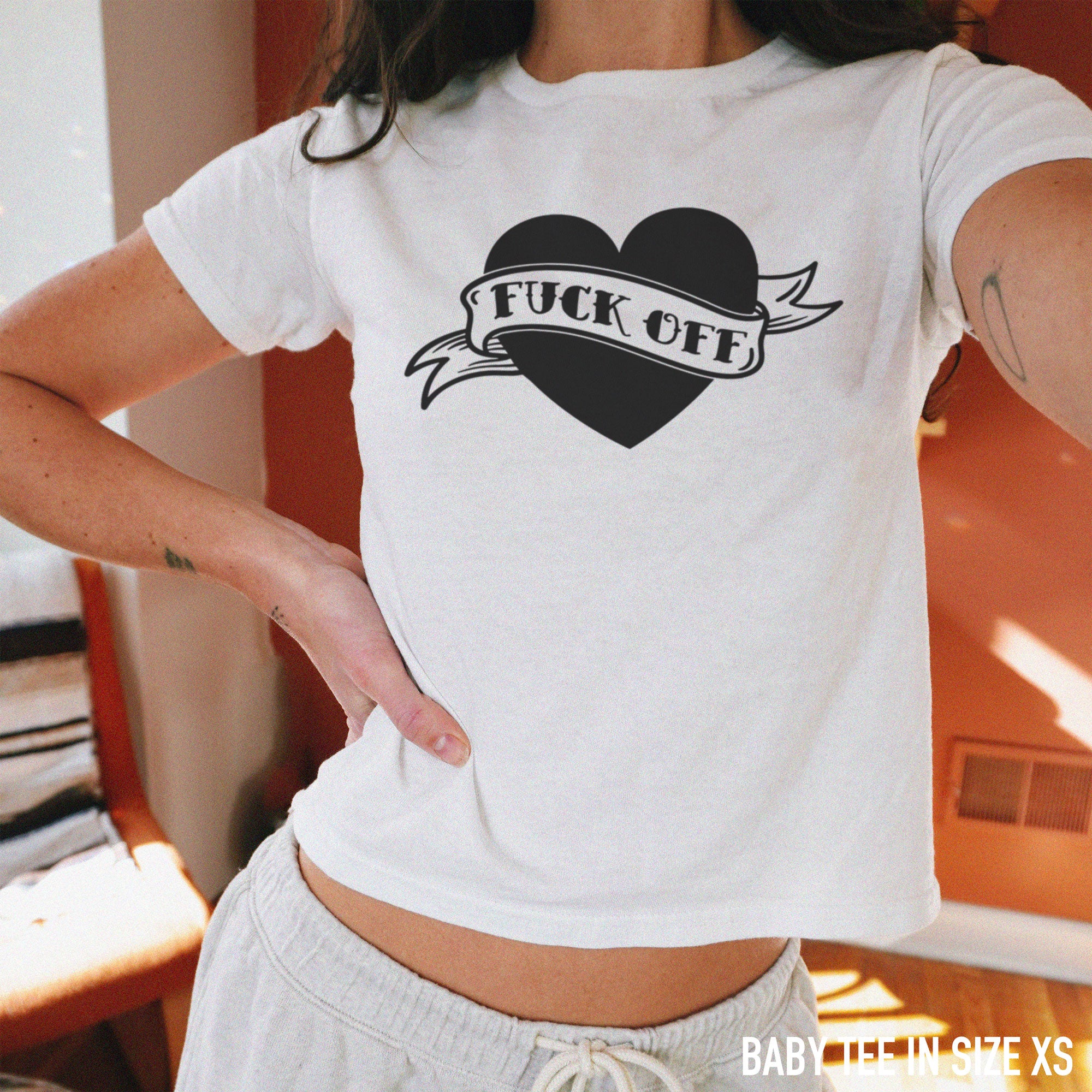 Fuck Off Baby Tee - Image 2