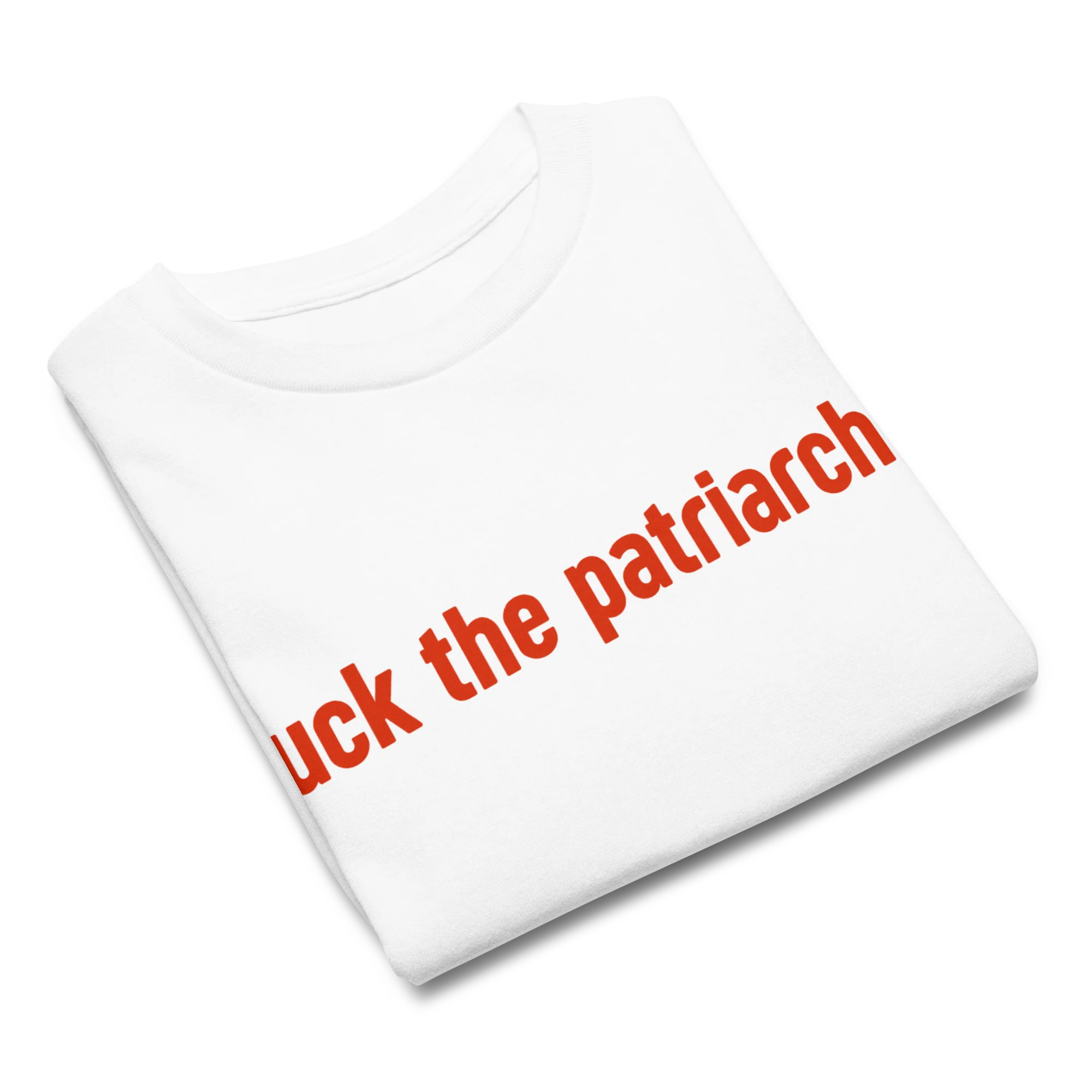 Fuck the Patriarchy Slogan Baby Tee - Image 4