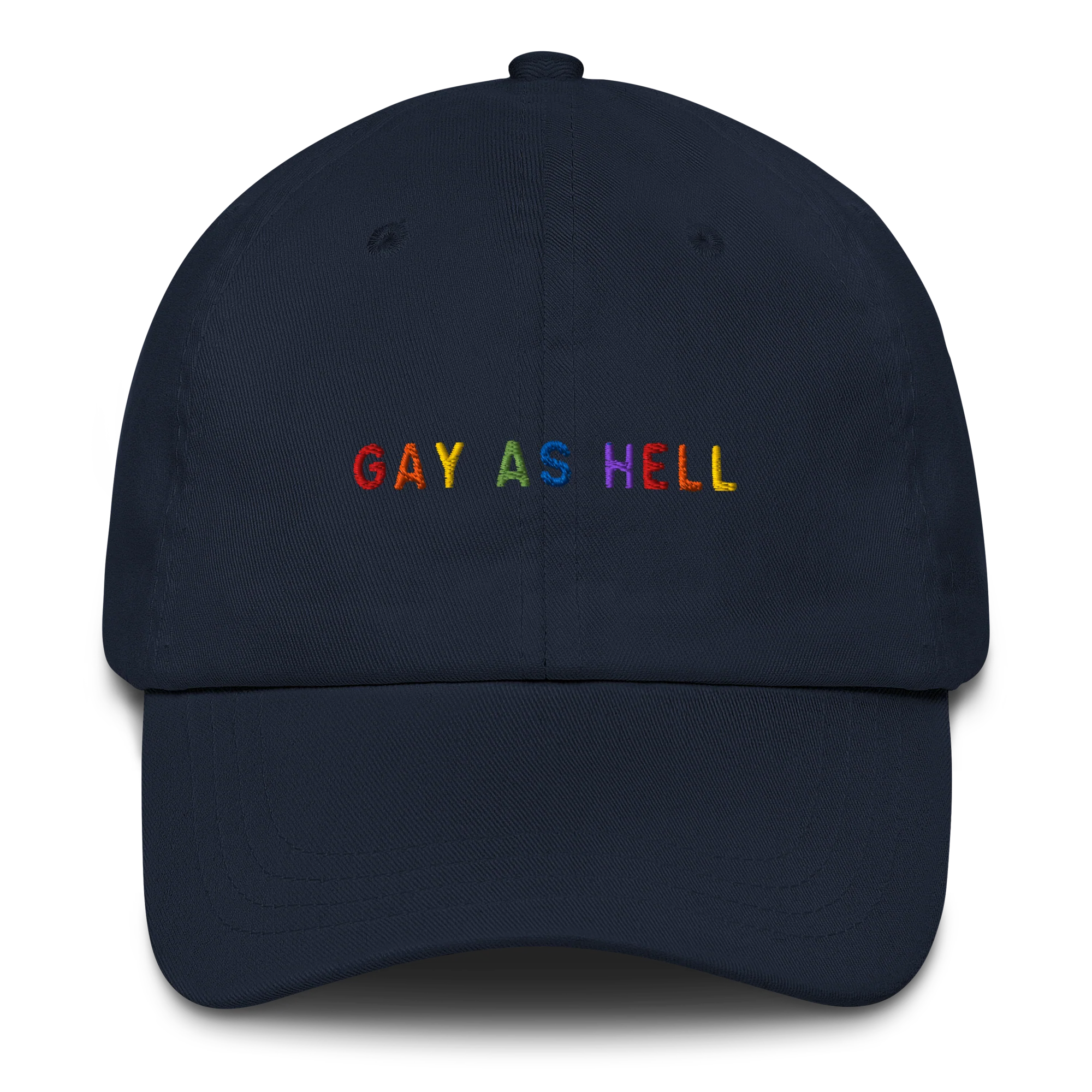 Gay as Hell Pride Embroidered Cap