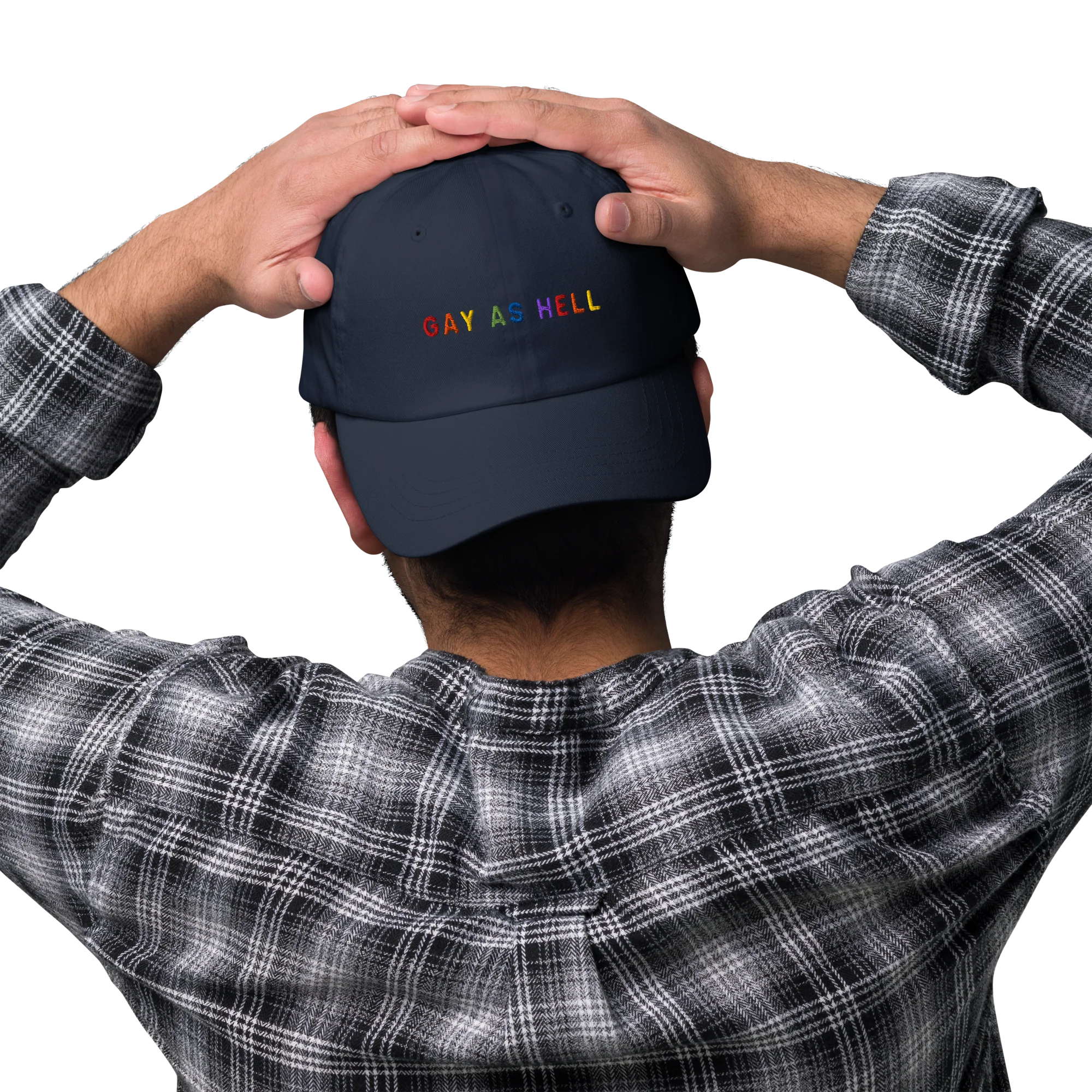 Gay as Hell Pride Embroidered Cap - Image 2