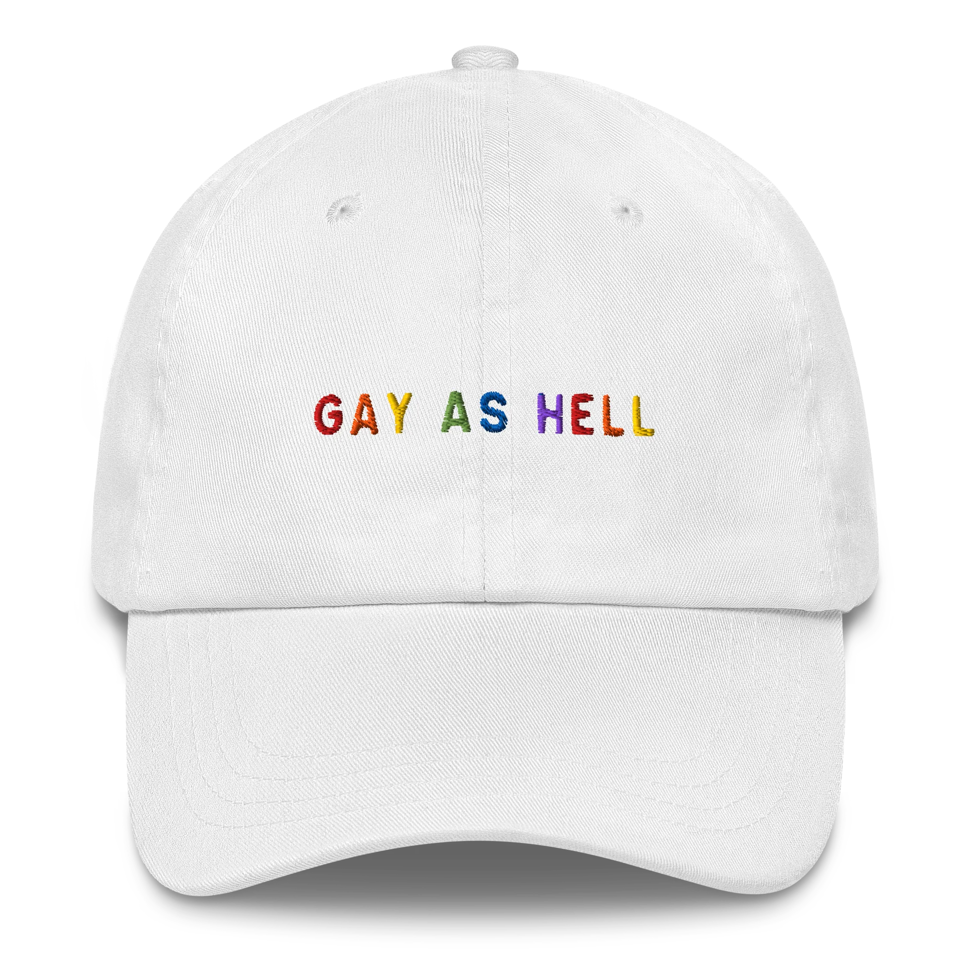 Gay as Hell Pride Embroidered Cap - Image 6