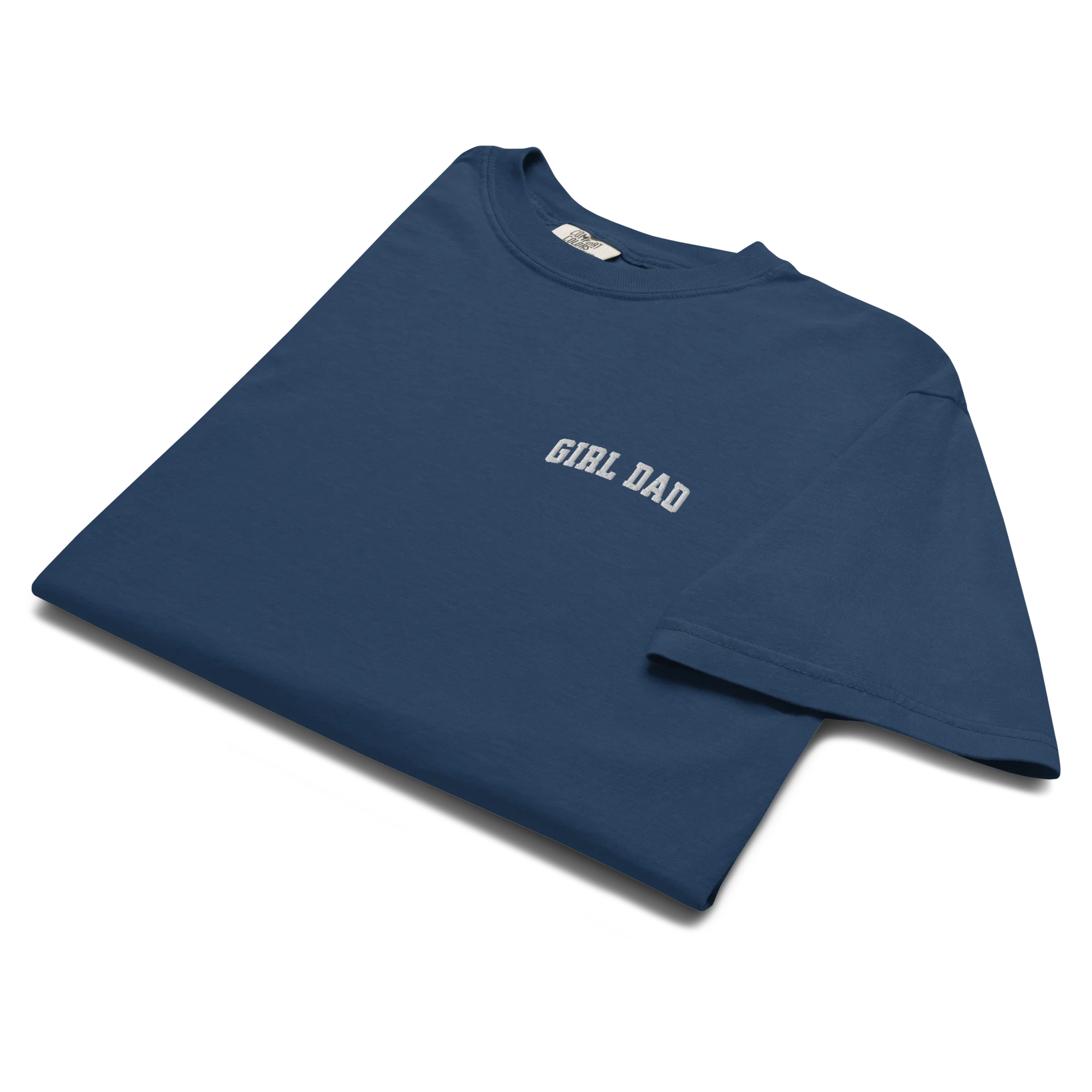 Girl Dad Embroidered Classic T-Shirt - Image 5