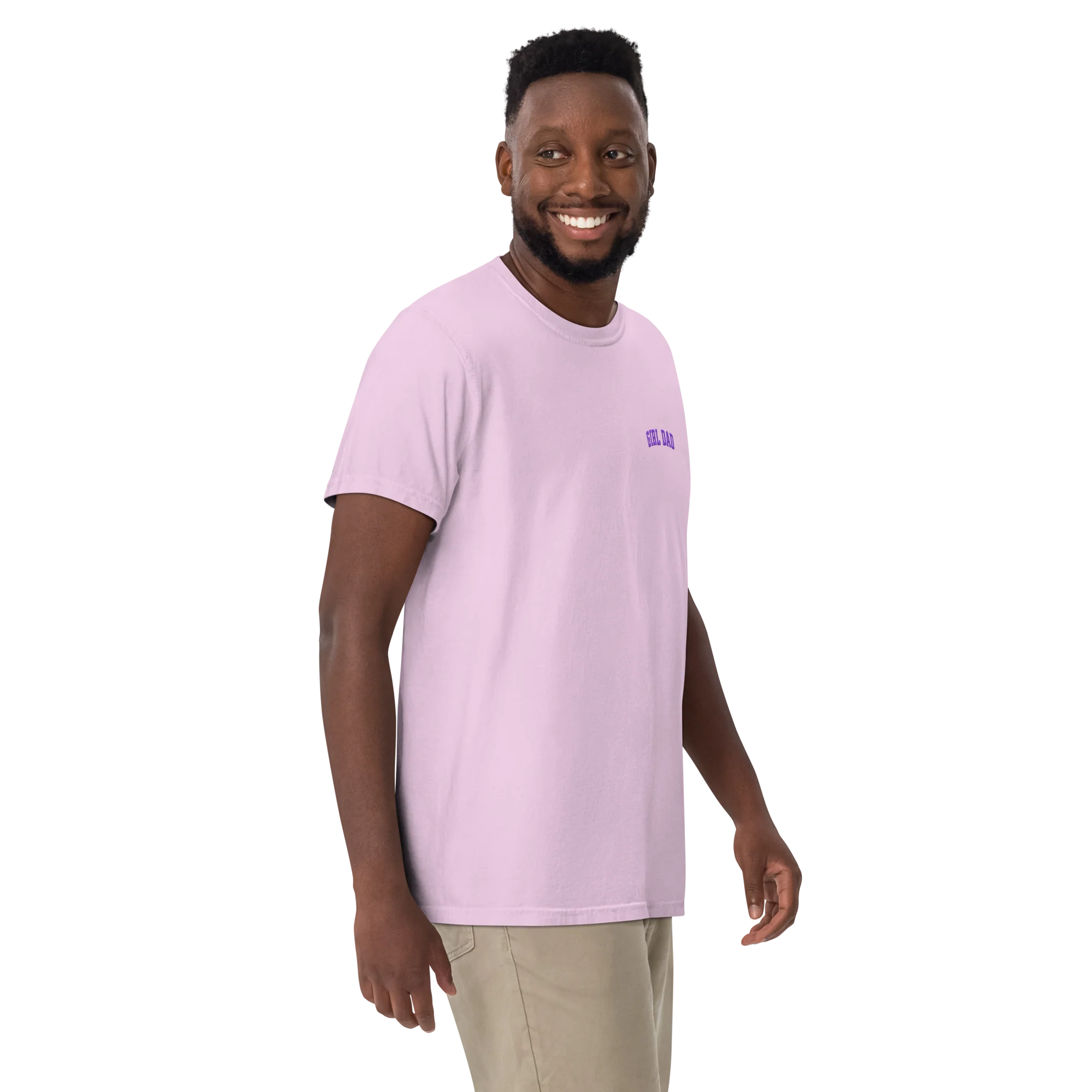 Girl Dad Embroidered Classic T-Shirt - Image 9