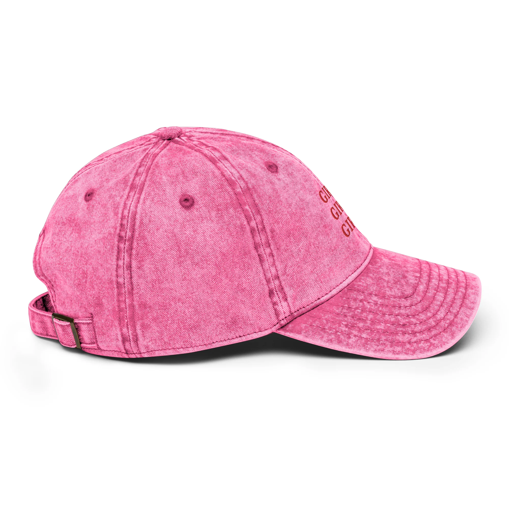 Girls Girls Girls Embroidered Vintage Cap - Image 12