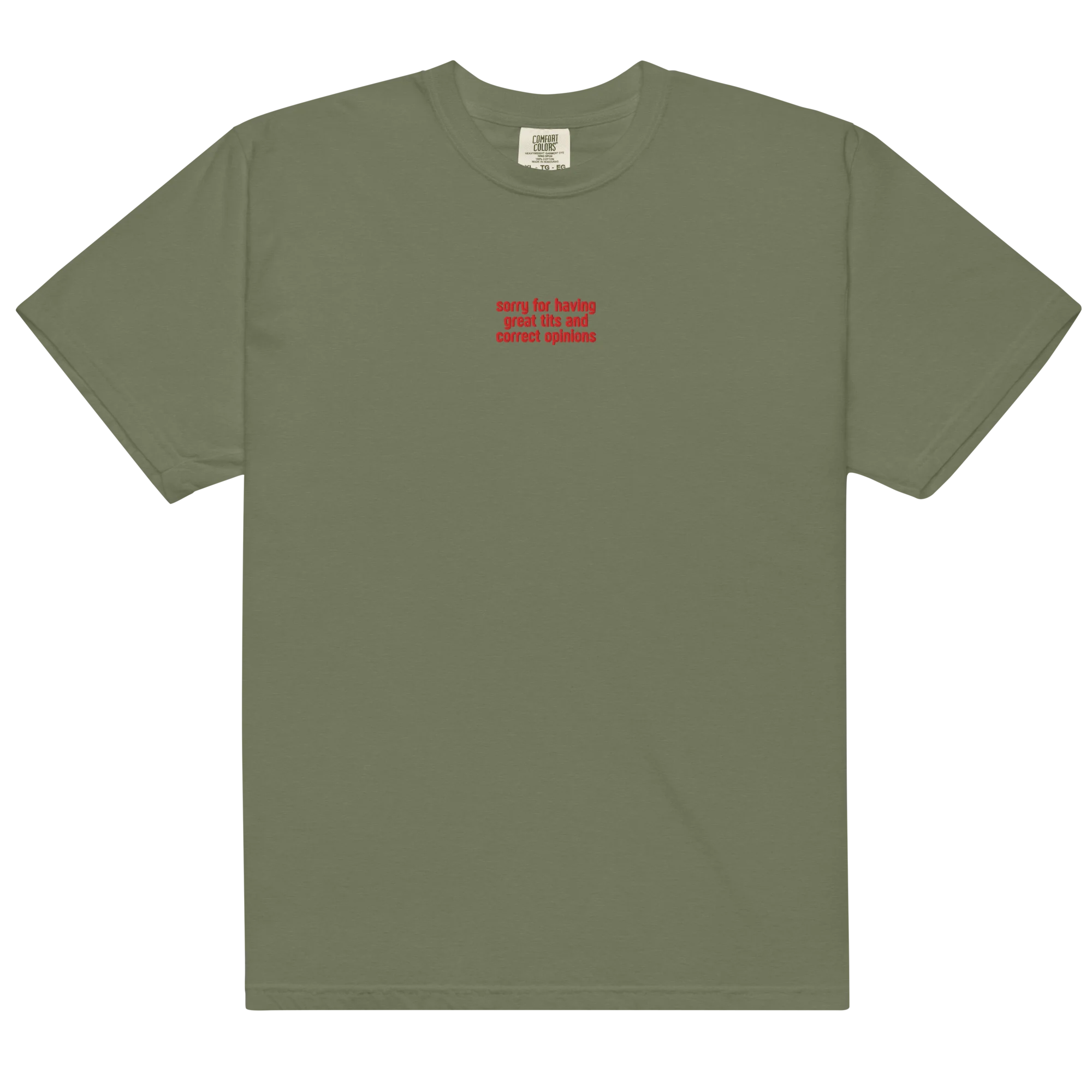 Great Tits Correct Opinions Embroidered Classic T-Shirt - Image 14